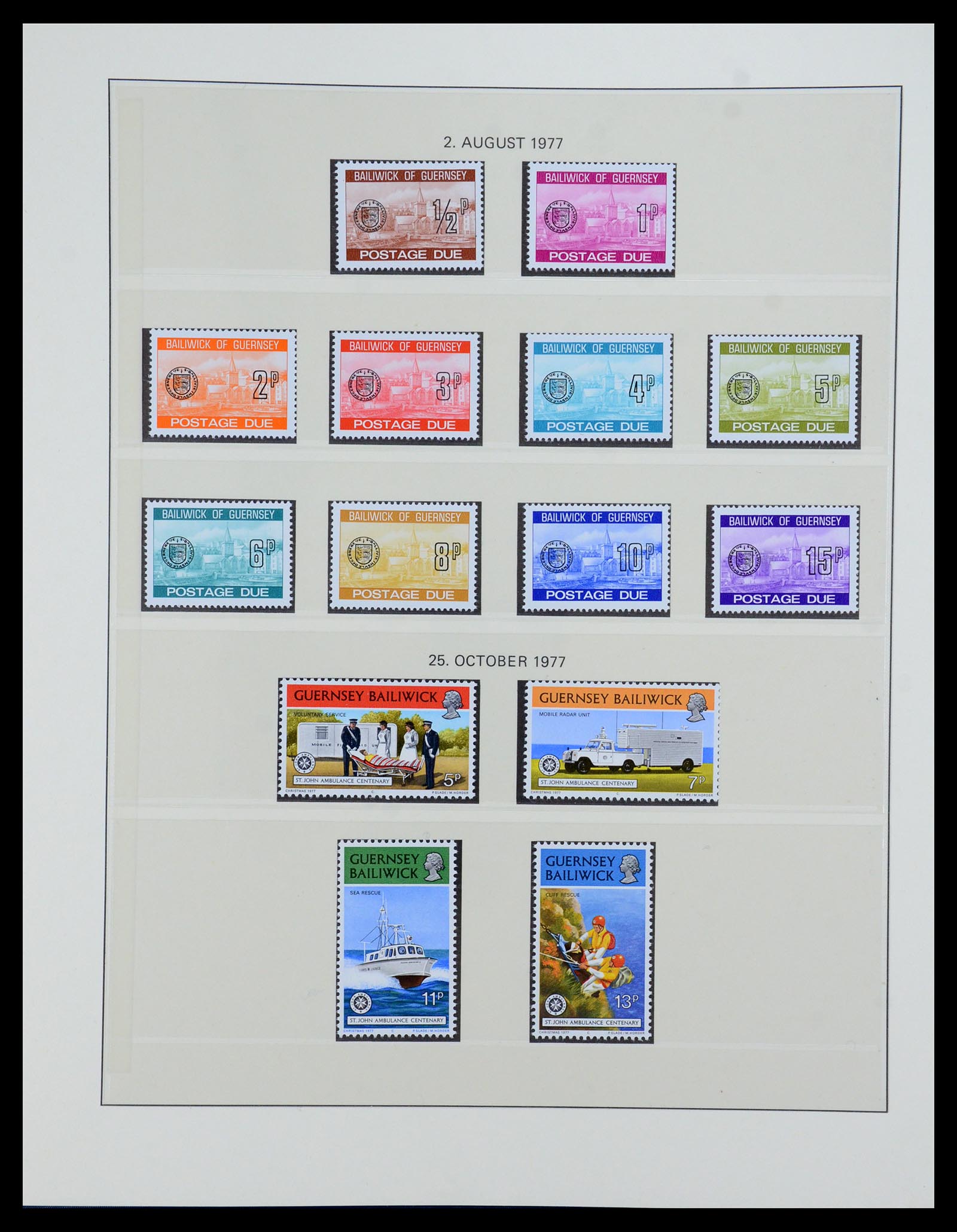 35873 018 - Postzegelverzameling 35873 Guernsey 1941-2005.