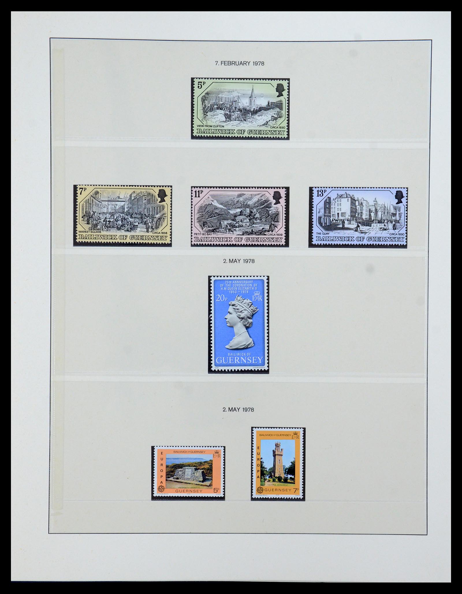 35873 019 - Postzegelverzameling 35873 Guernsey 1941-2005.