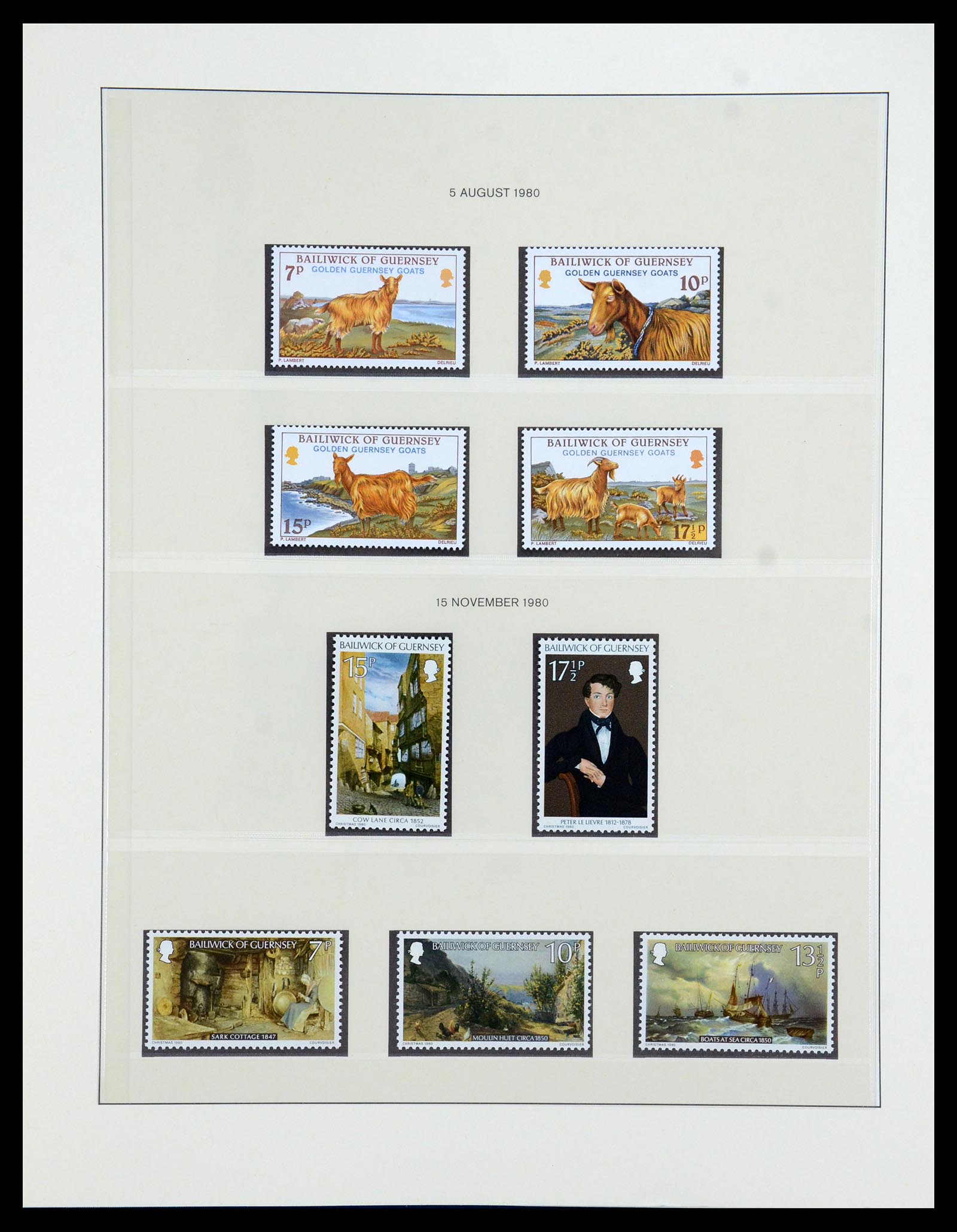 35873 028 - Postzegelverzameling 35873 Guernsey 1941-2005.