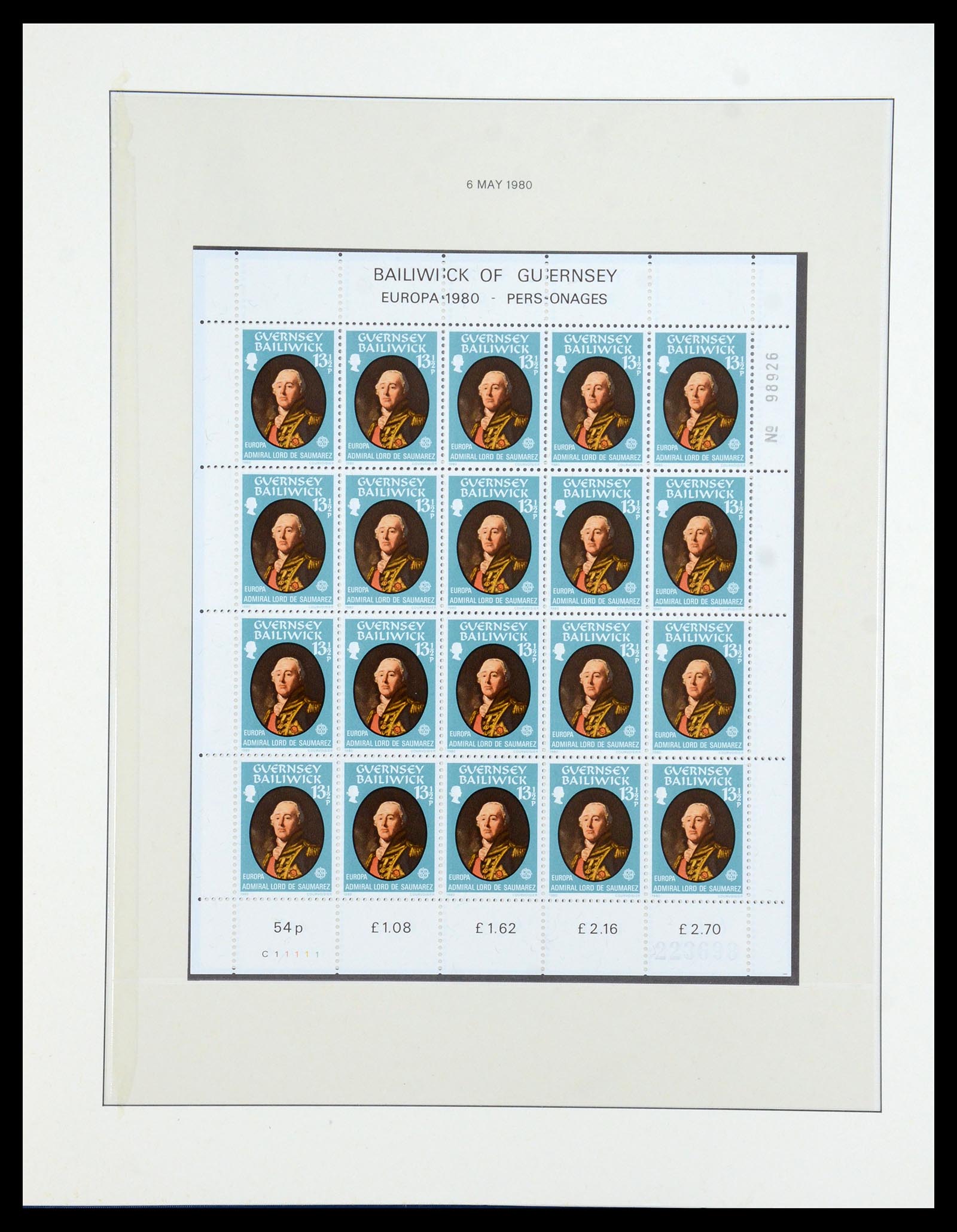 35873 030 - Postzegelverzameling 35873 Guernsey 1941-2005.