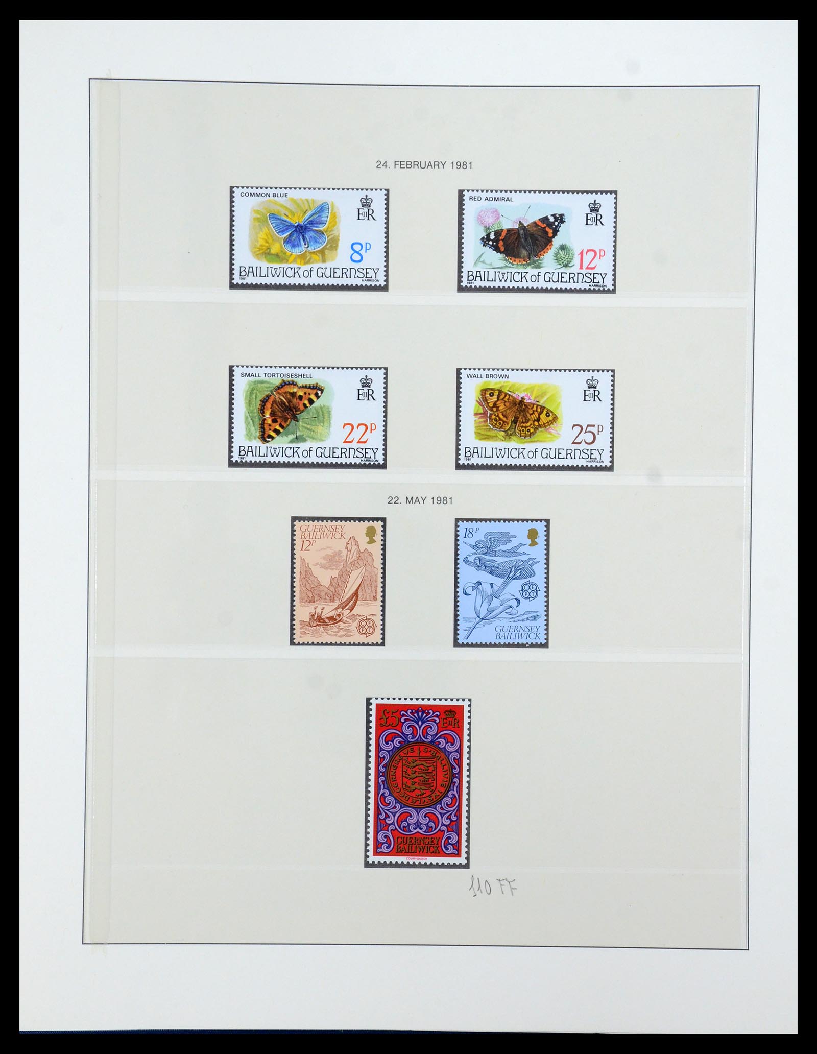 35873 031 - Postzegelverzameling 35873 Guernsey 1941-2005.