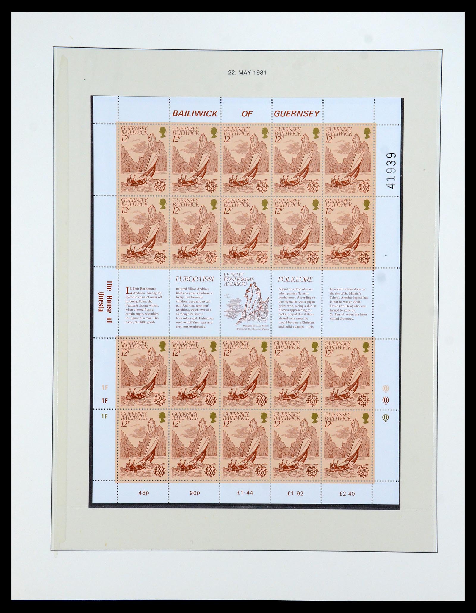 35873 034 - Postzegelverzameling 35873 Guernsey 1941-2005.