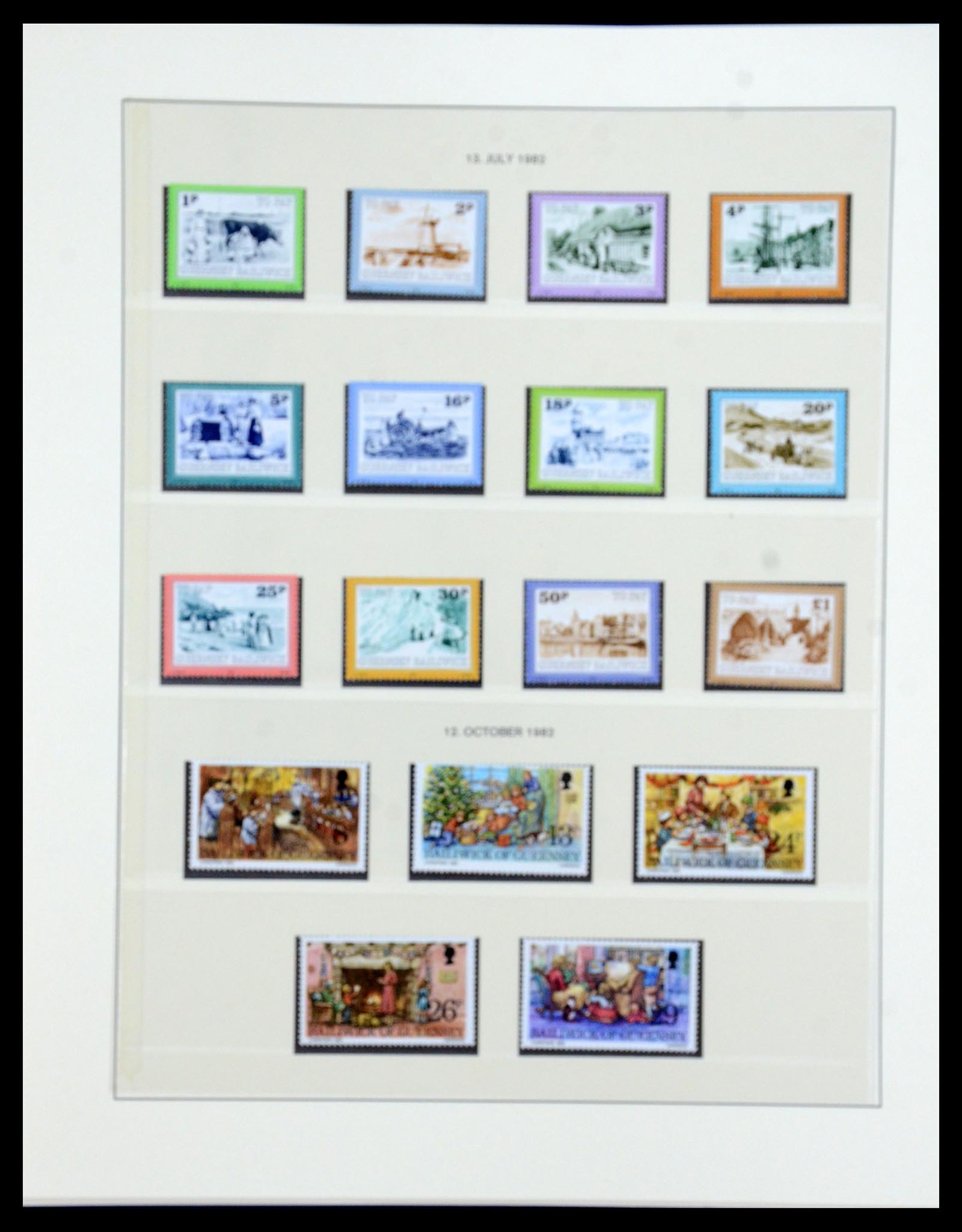 35873 037 - Postzegelverzameling 35873 Guernsey 1941-2005.
