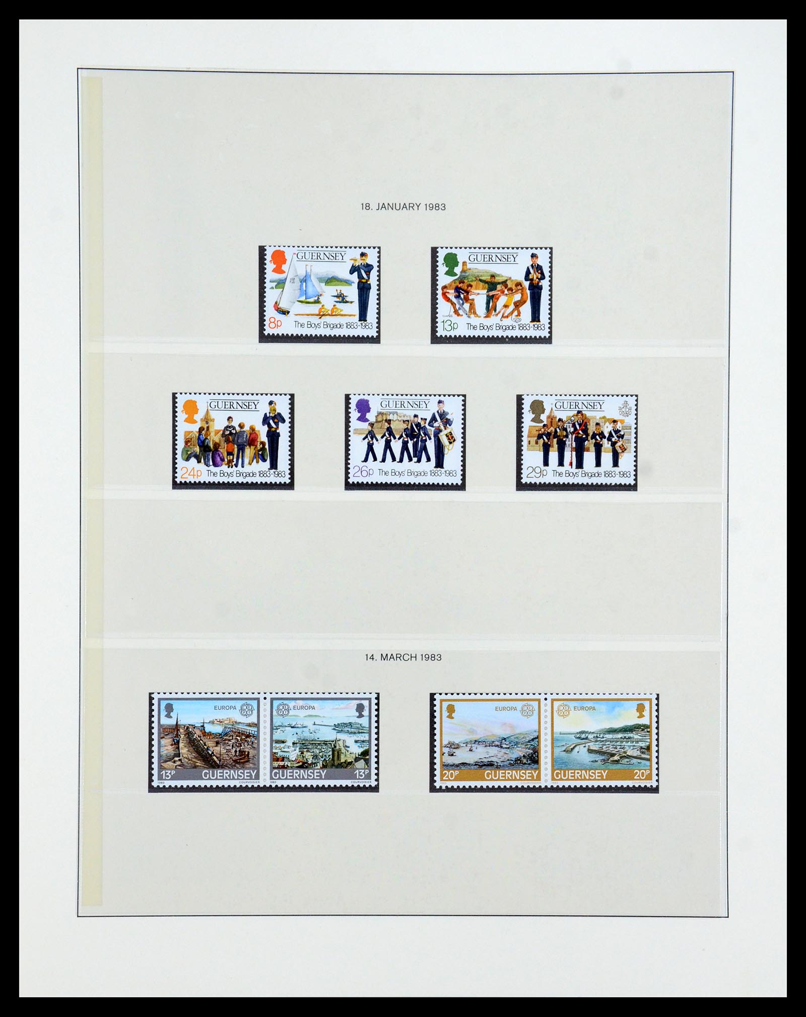 35873 040 - Postzegelverzameling 35873 Guernsey 1941-2005.