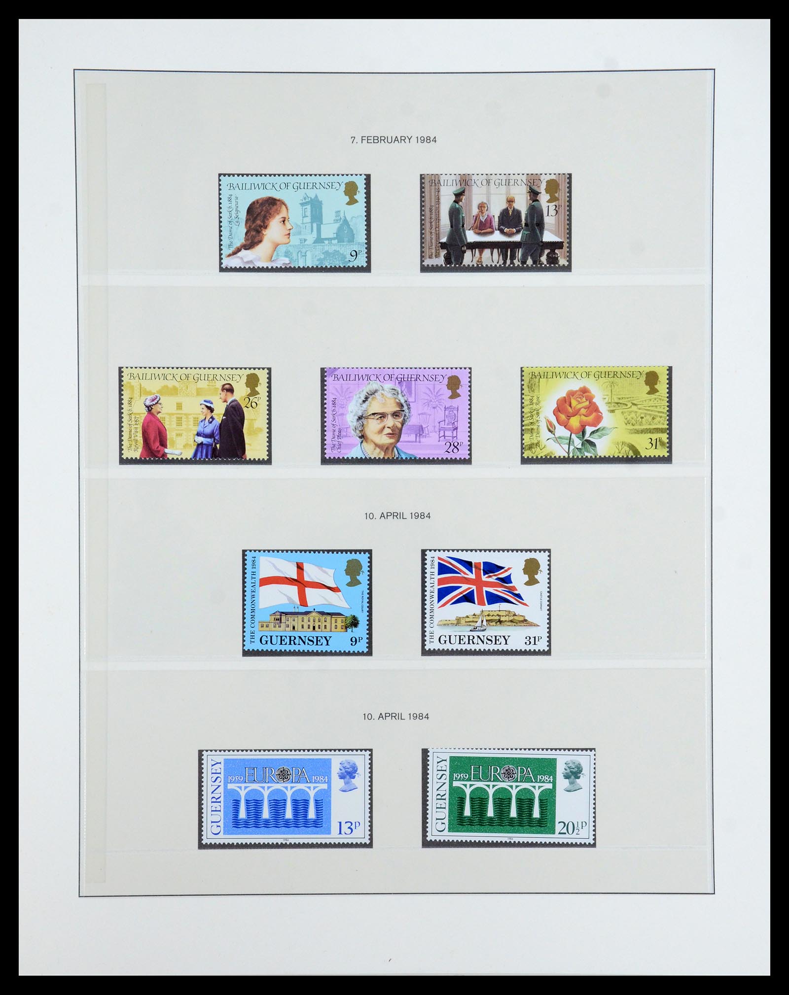 35873 044 - Postzegelverzameling 35873 Guernsey 1941-2005.