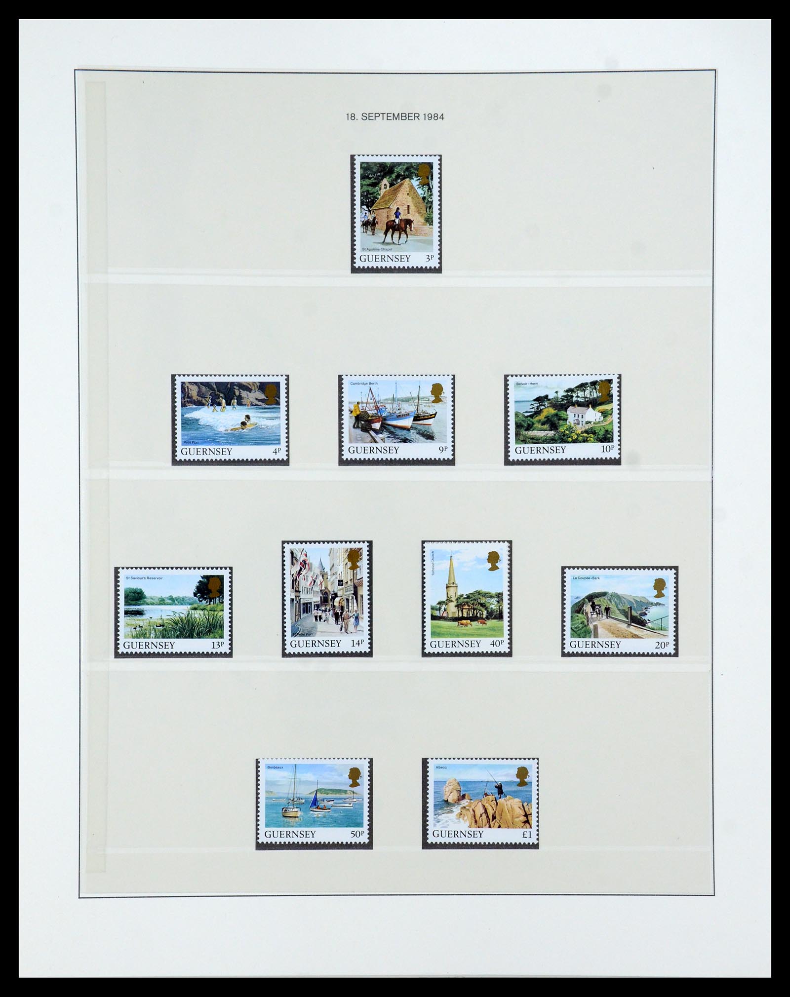 35873 045 - Postzegelverzameling 35873 Guernsey 1941-2005.