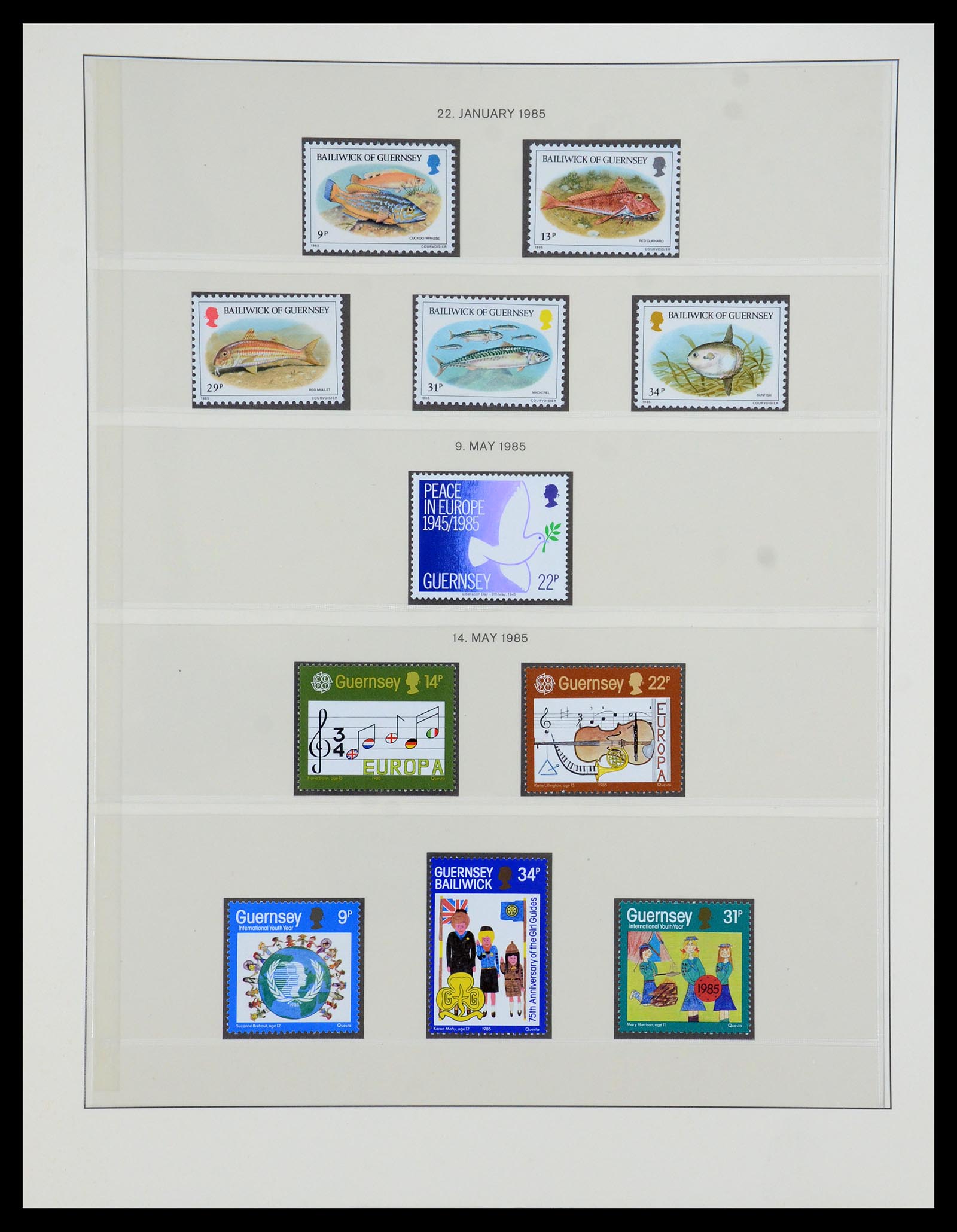 35873 049 - Postzegelverzameling 35873 Guernsey 1941-2005.
