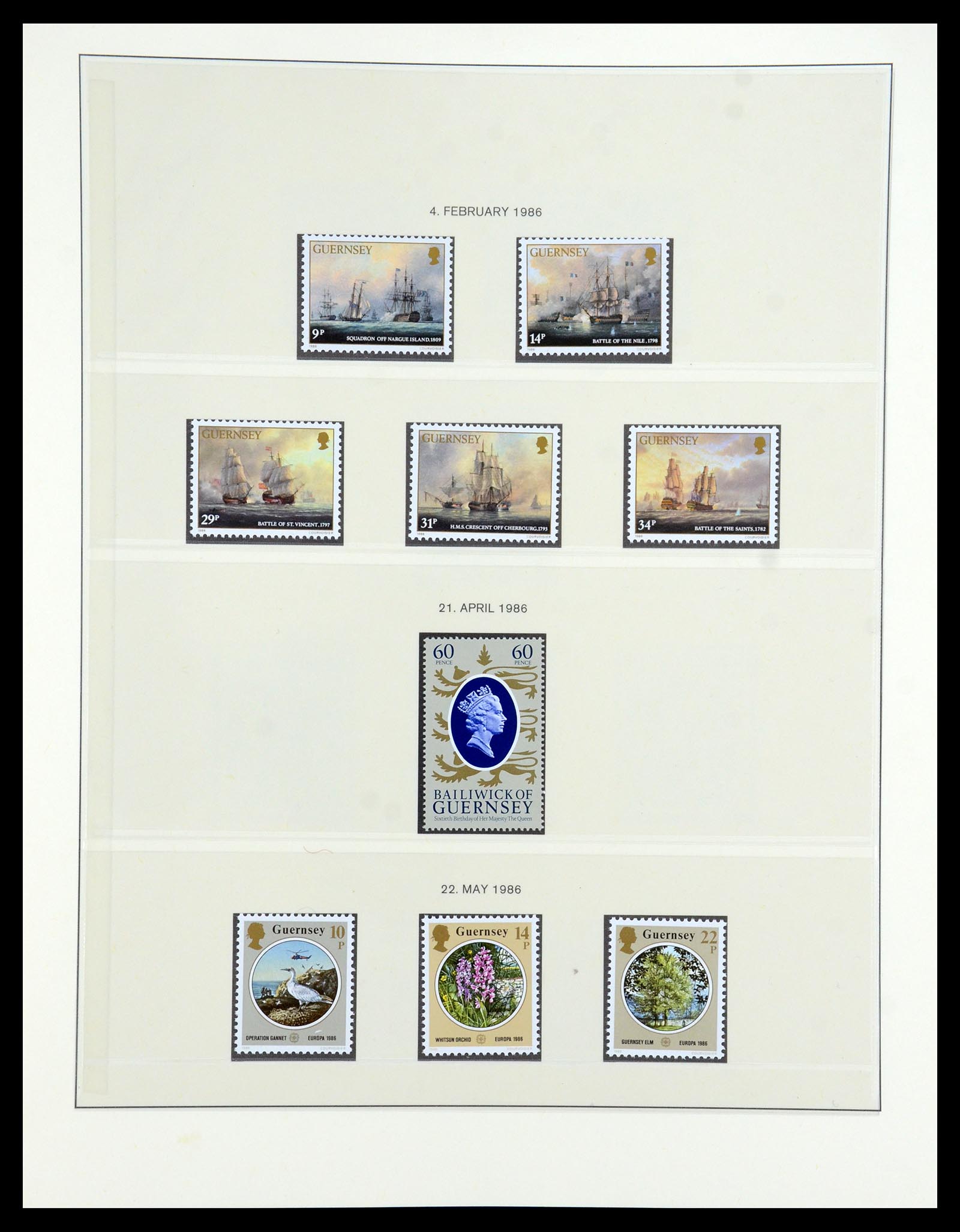 35873 054 - Postzegelverzameling 35873 Guernsey 1941-2005.