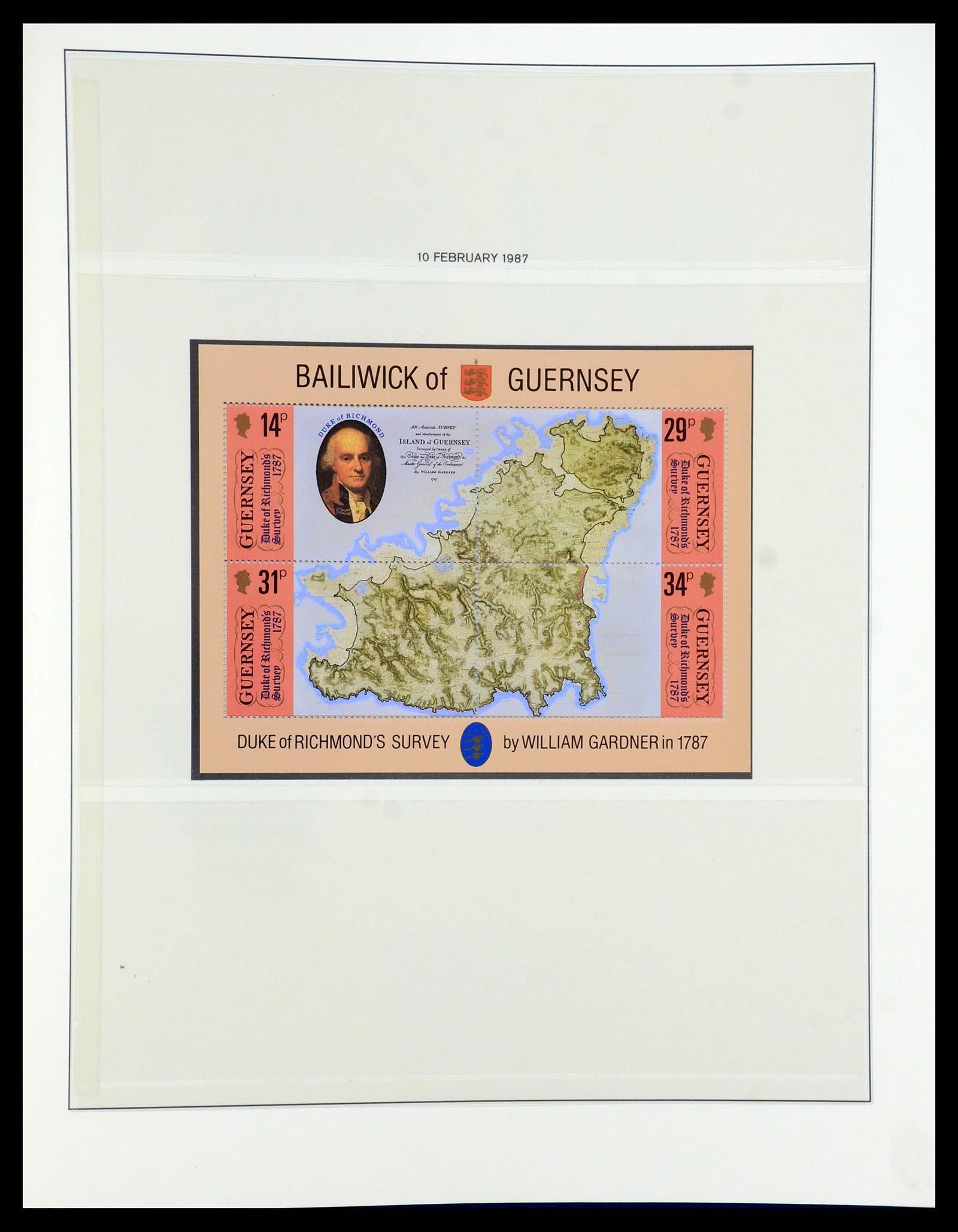 35873 060 - Postzegelverzameling 35873 Guernsey 1941-2005.