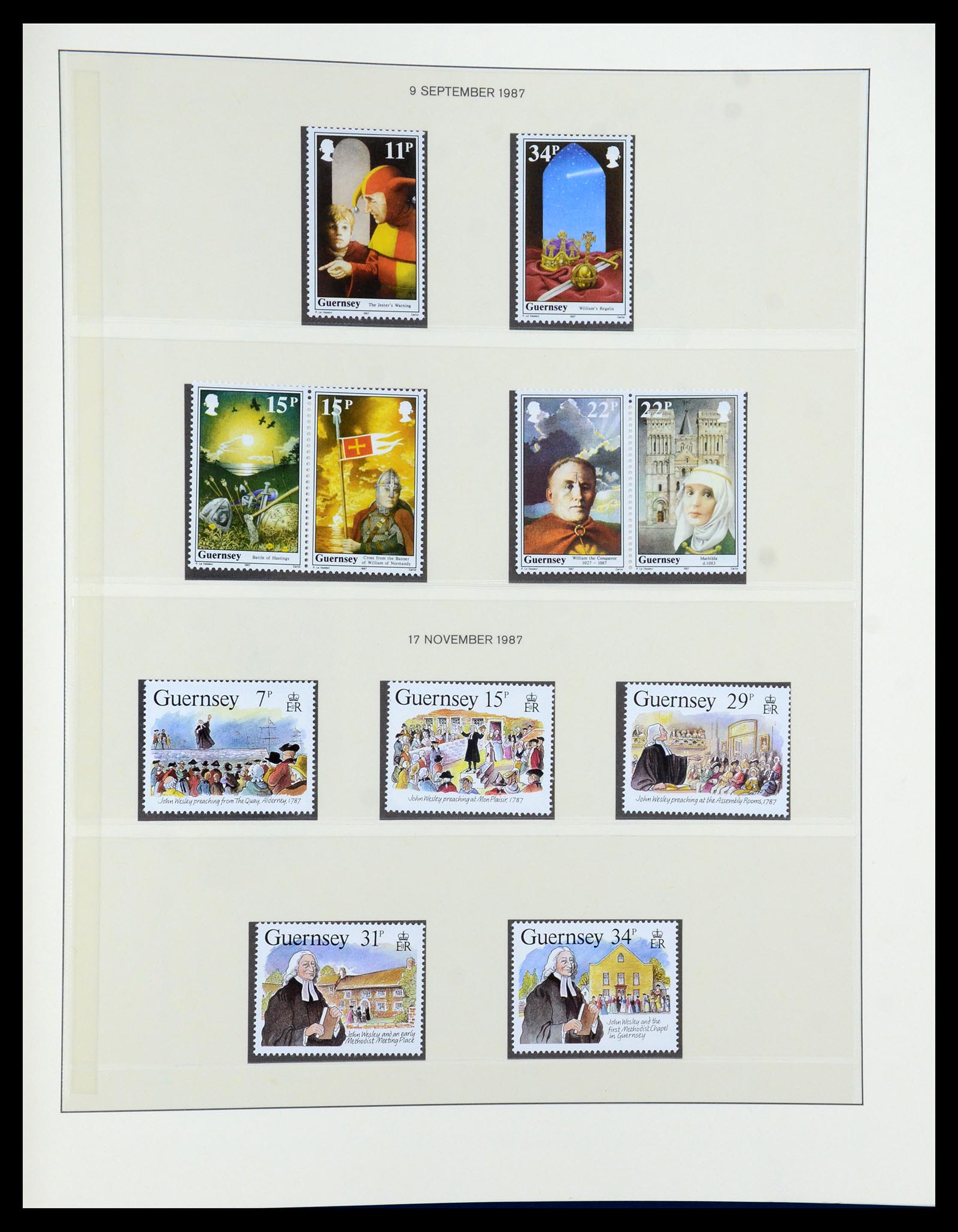 35873 062 - Postzegelverzameling 35873 Guernsey 1941-2005.