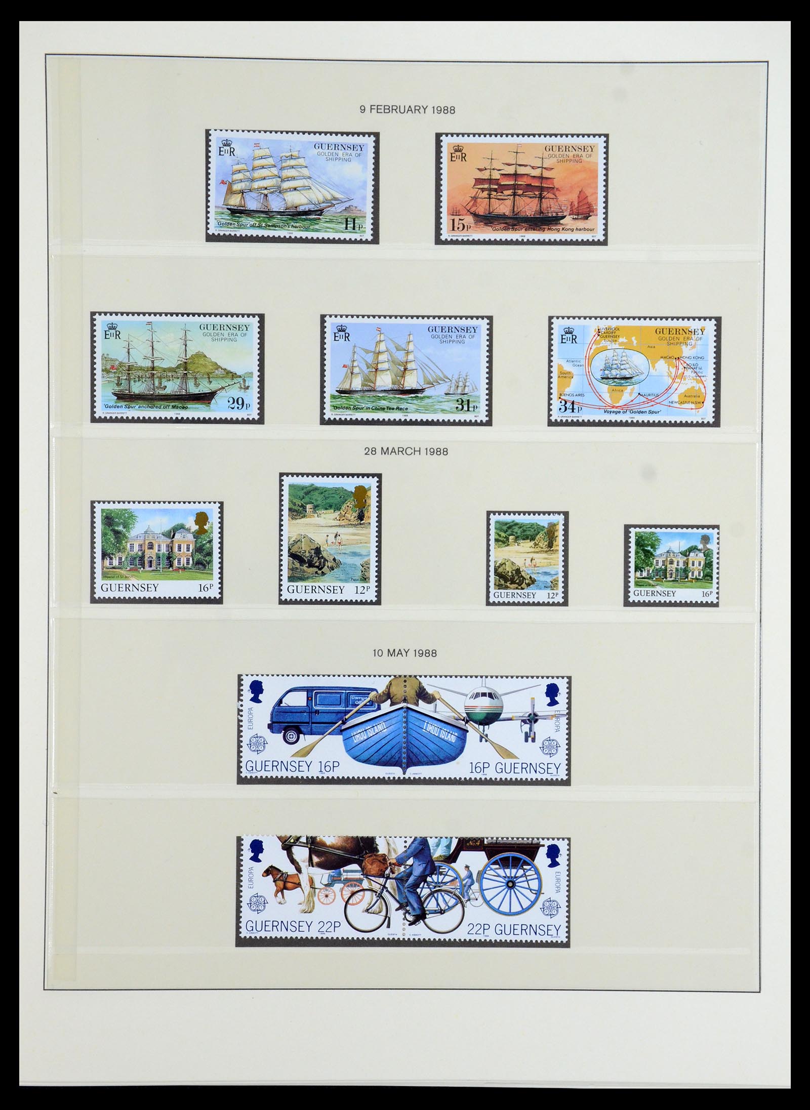 35873 065 - Postzegelverzameling 35873 Guernsey 1941-2005.