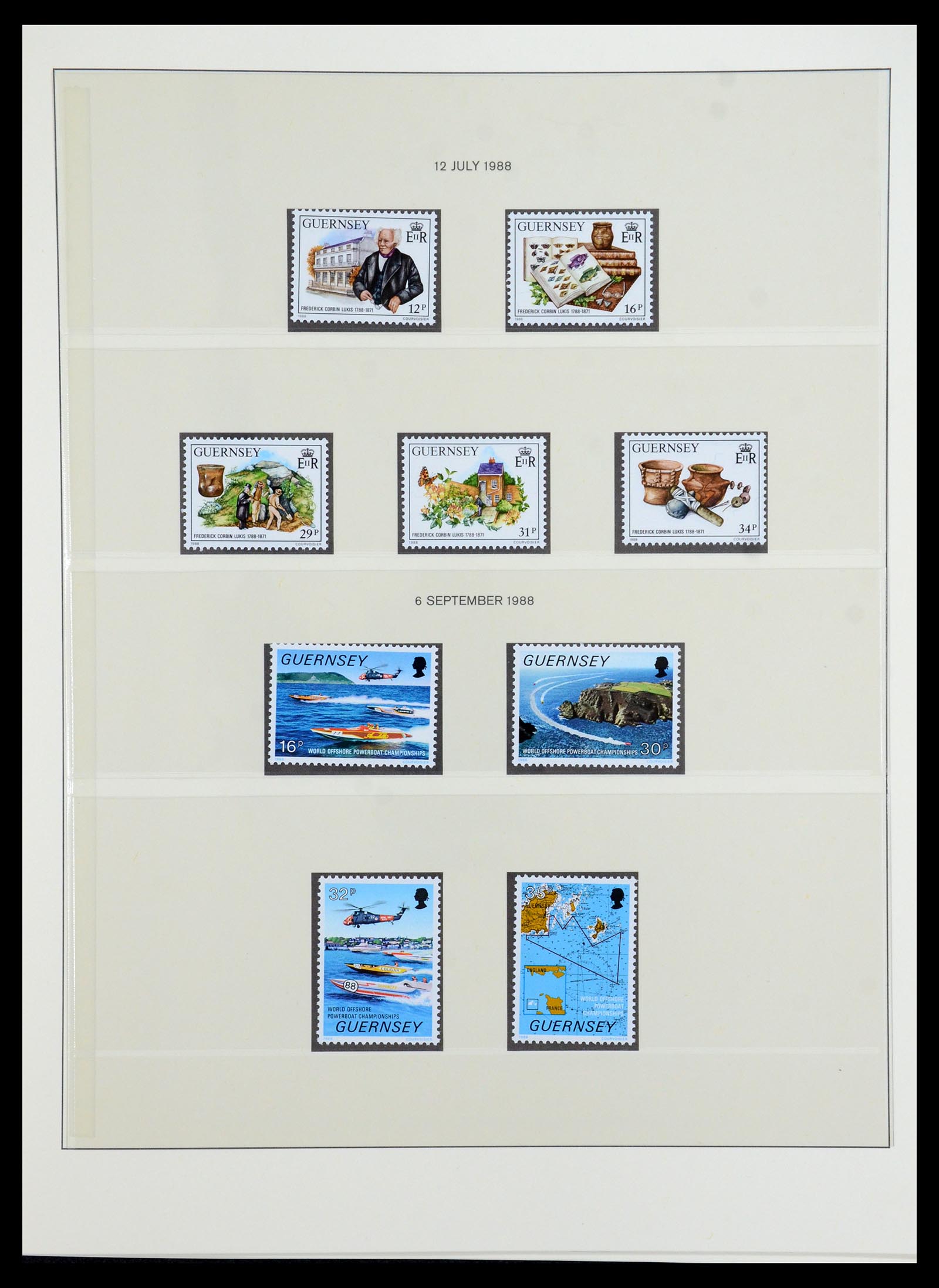 35873 066 - Postzegelverzameling 35873 Guernsey 1941-2005.