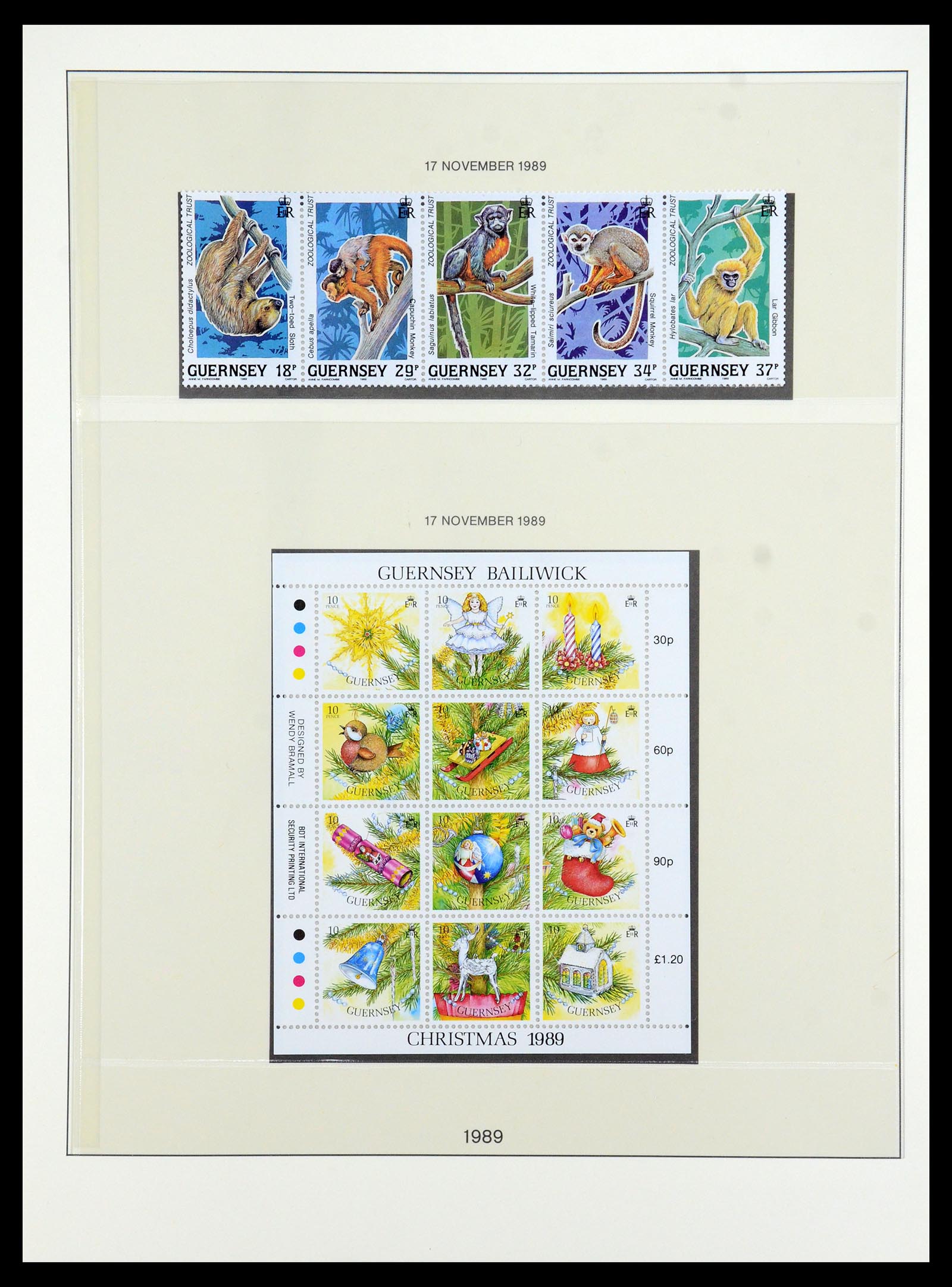35873 072 - Postzegelverzameling 35873 Guernsey 1941-2005.