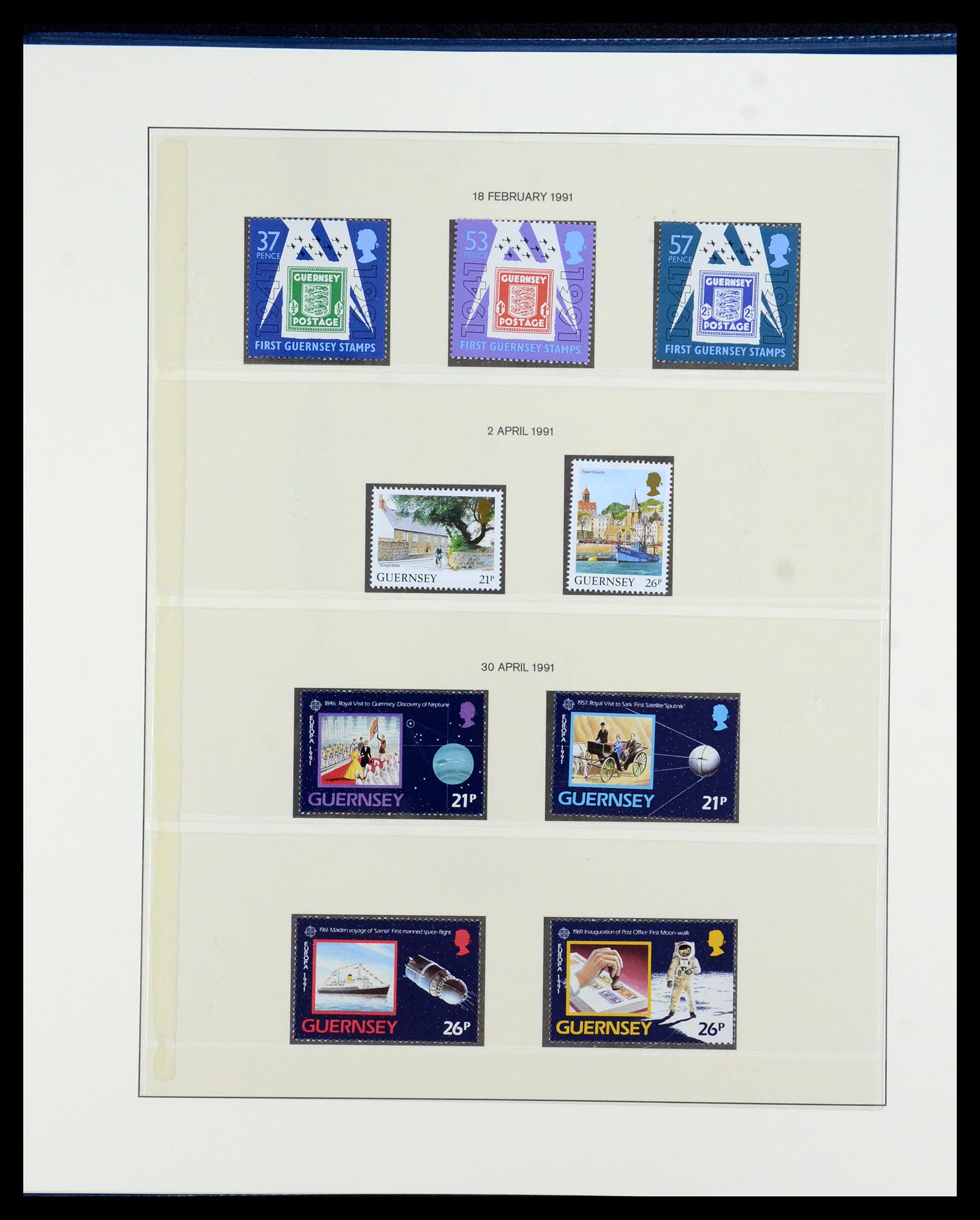 35873 083 - Postzegelverzameling 35873 Guernsey 1941-2005.