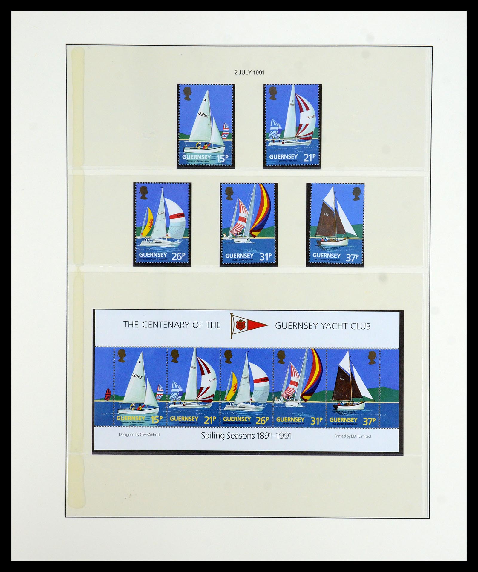 35873 084 - Postzegelverzameling 35873 Guernsey 1941-2005.