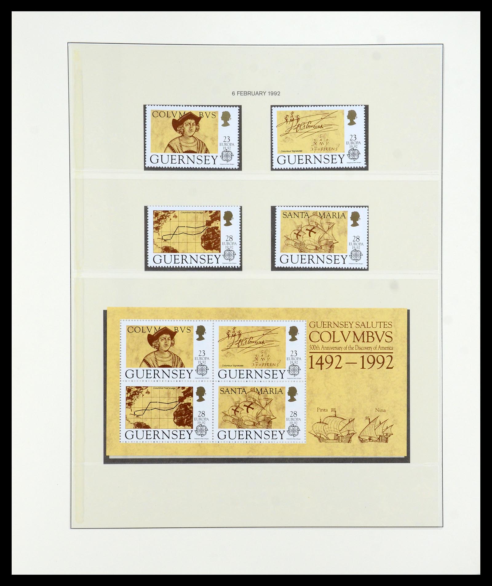 35873 090 - Stamp Collection 35873 Guernsey 1941-2005.