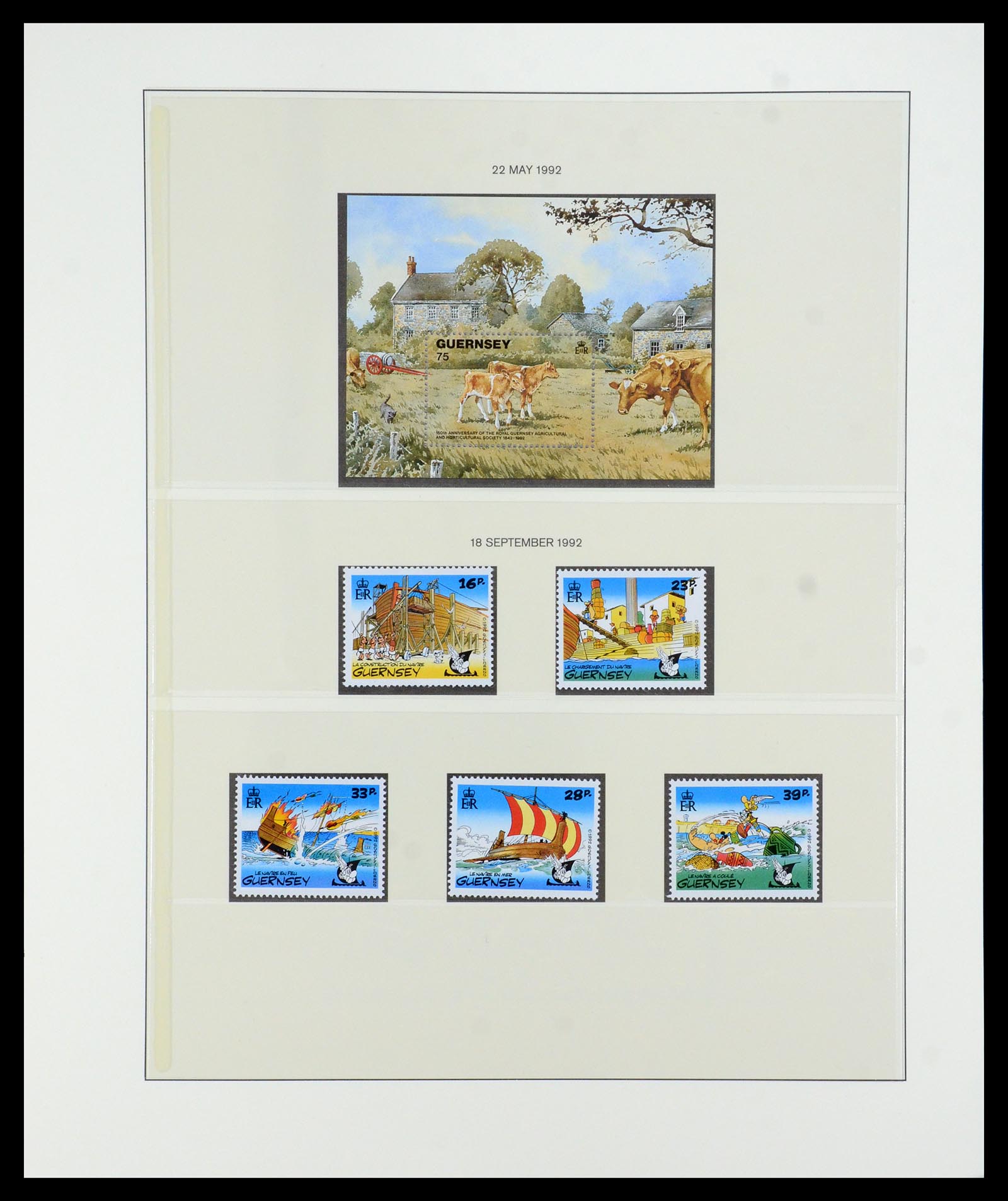 35873 092 - Postzegelverzameling 35873 Guernsey 1941-2005.