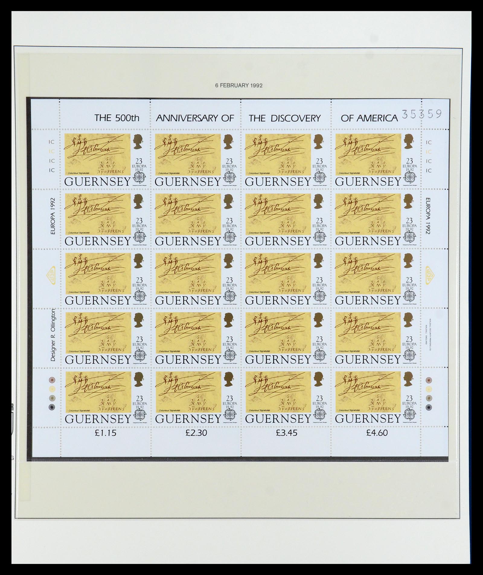 35873 095 - Postzegelverzameling 35873 Guernsey 1941-2005.