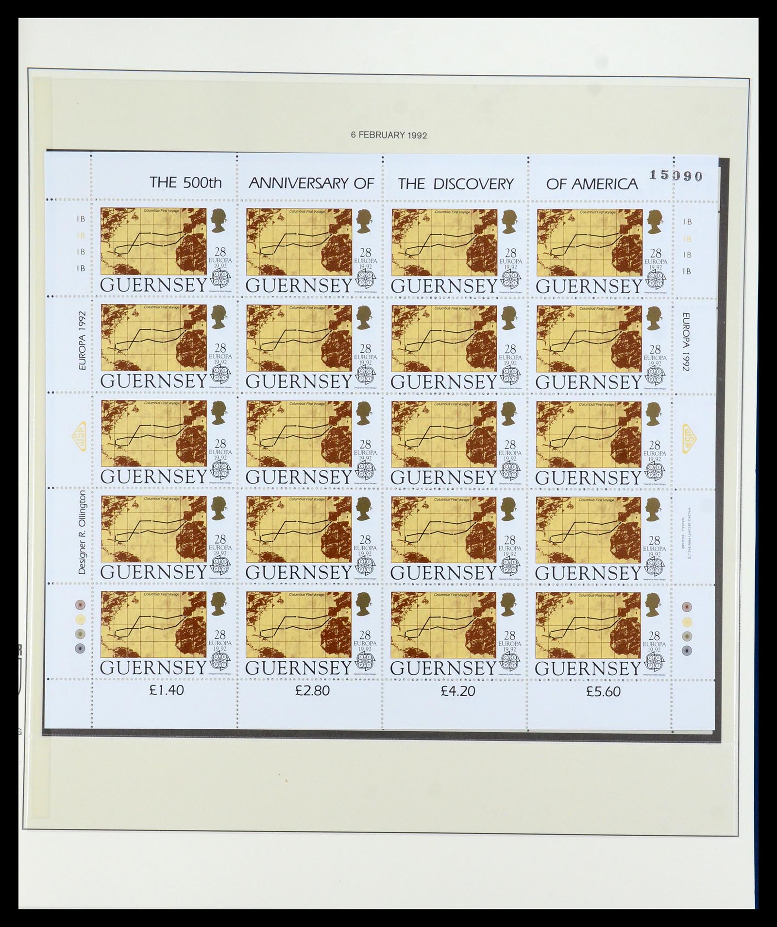 35873 096 - Stamp Collection 35873 Guernsey 1941-2005.