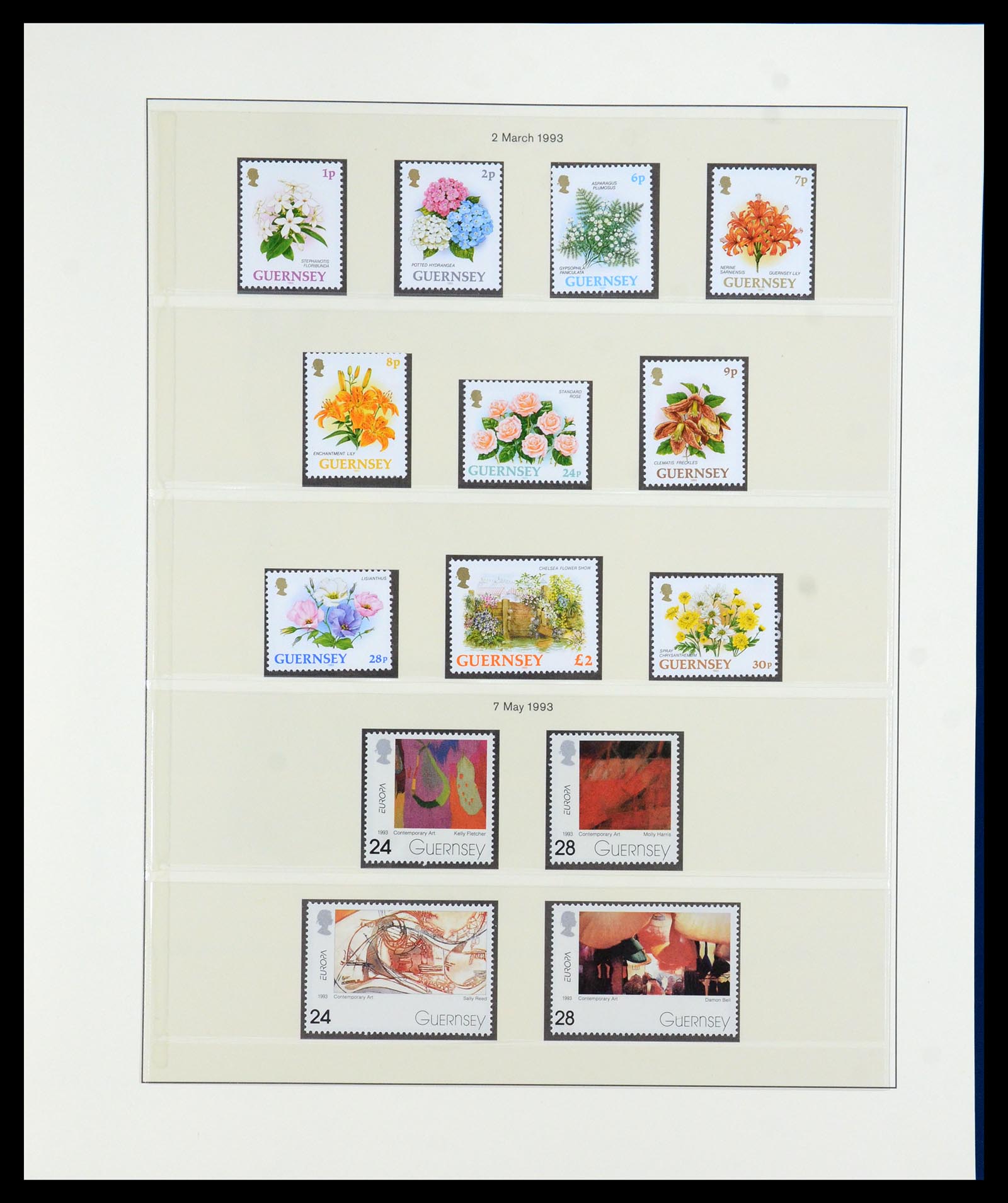 35873 099 - Postzegelverzameling 35873 Guernsey 1941-2005.