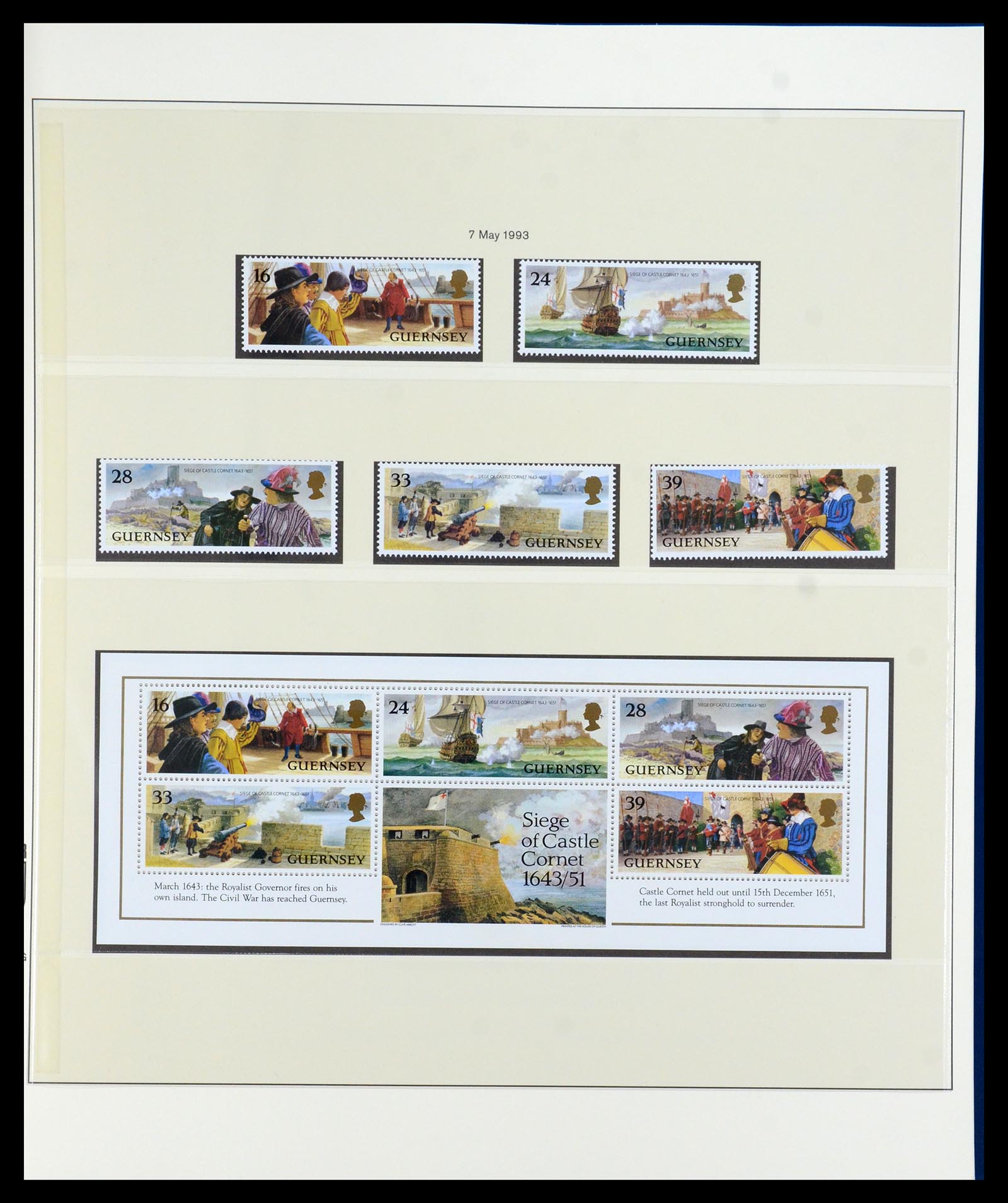 35873 100 - Postzegelverzameling 35873 Guernsey 1941-2005.