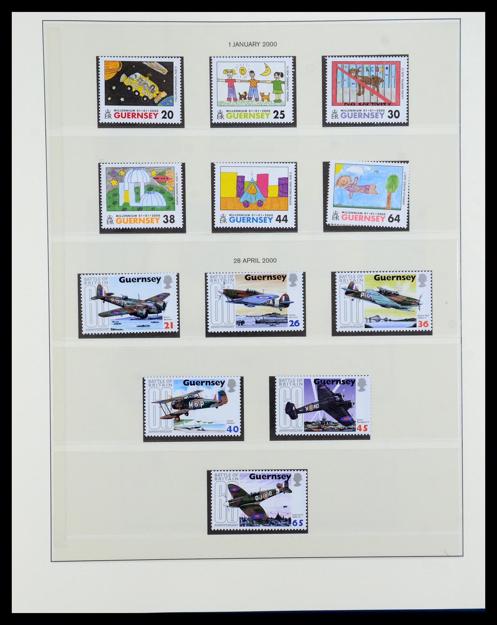 35873 147 - Postzegelverzameling 35873 Guernsey 1941-2005.
