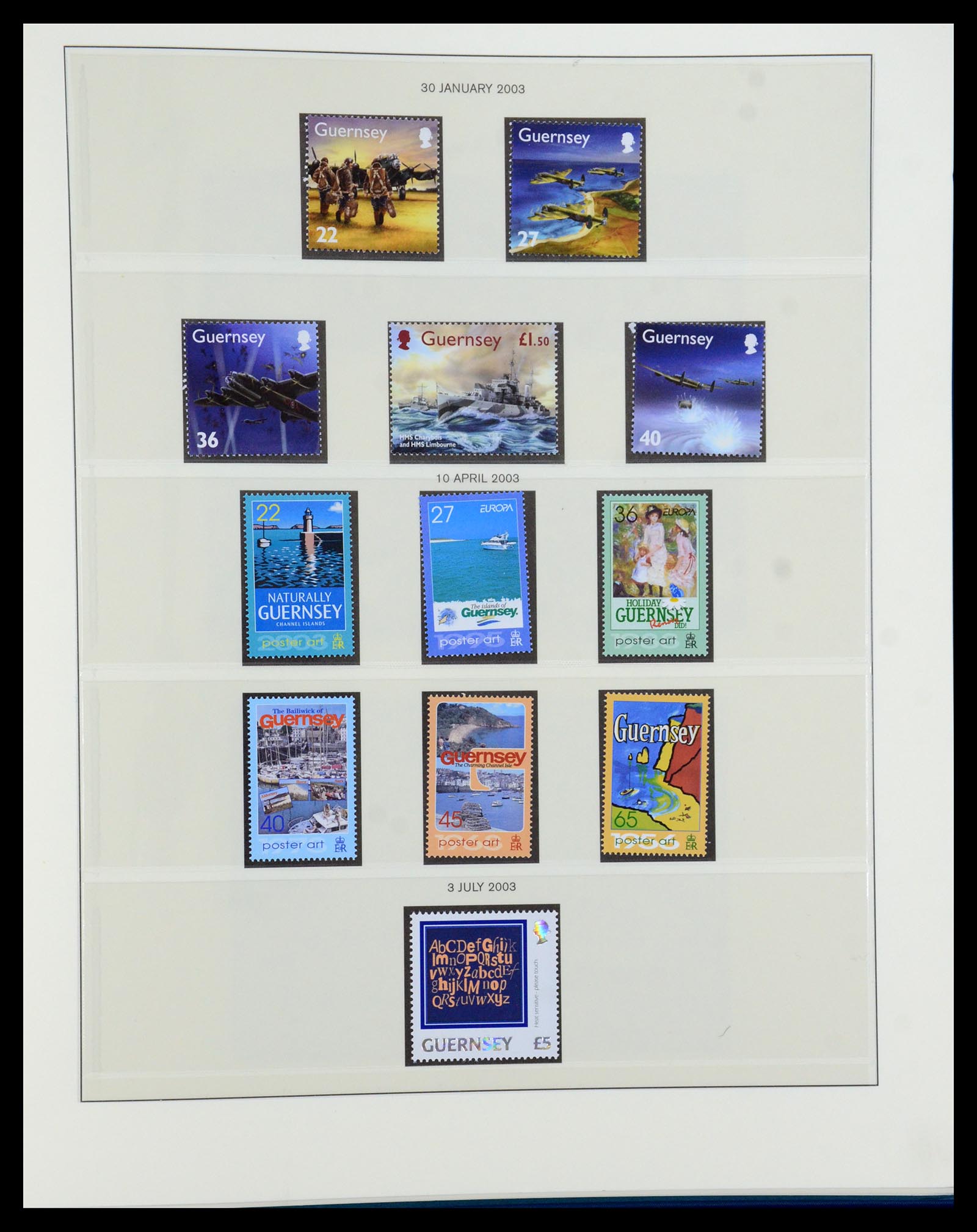 35873 174 - Postzegelverzameling 35873 Guernsey 1941-2005.