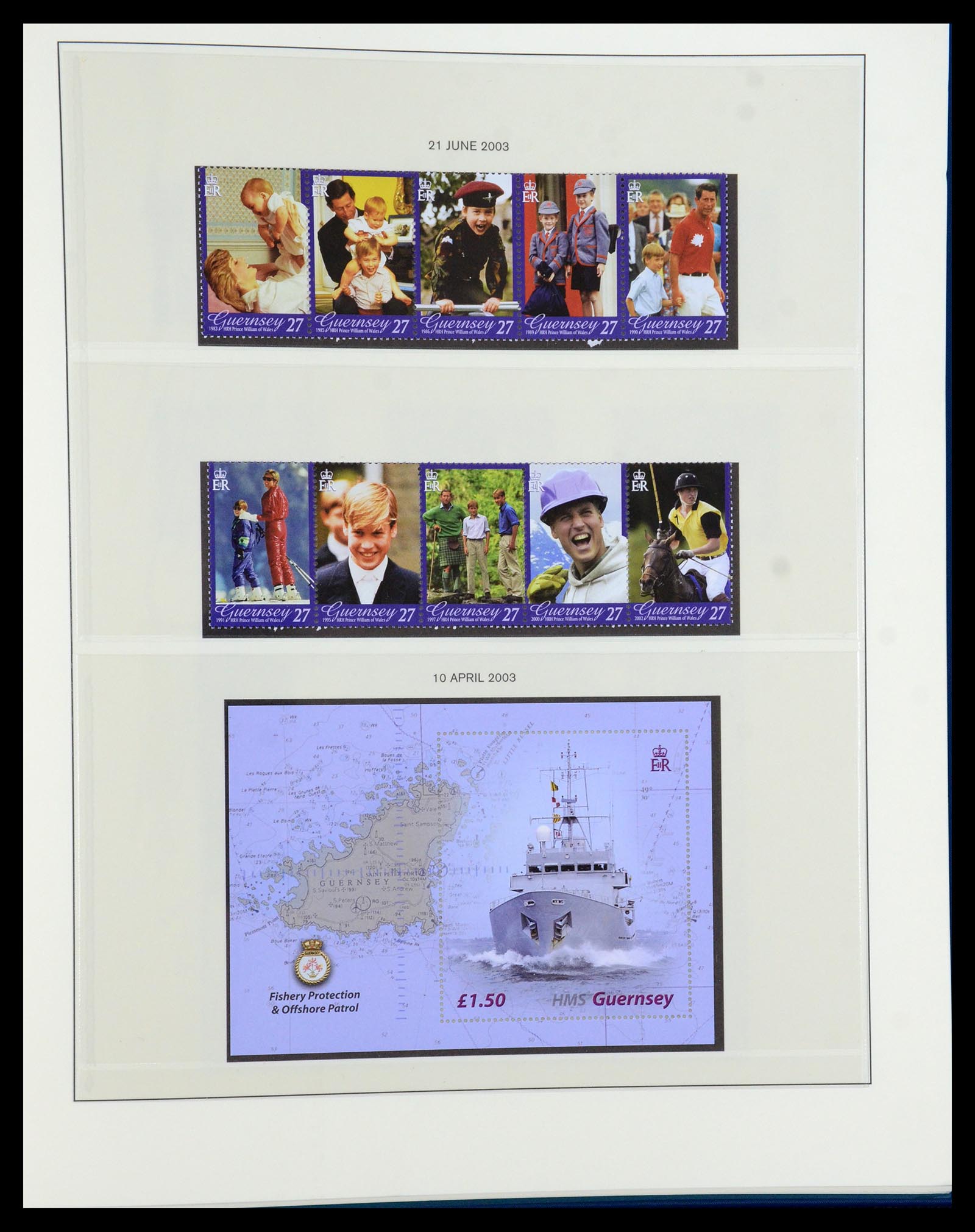 35873 175 - Postzegelverzameling 35873 Guernsey 1941-2005.
