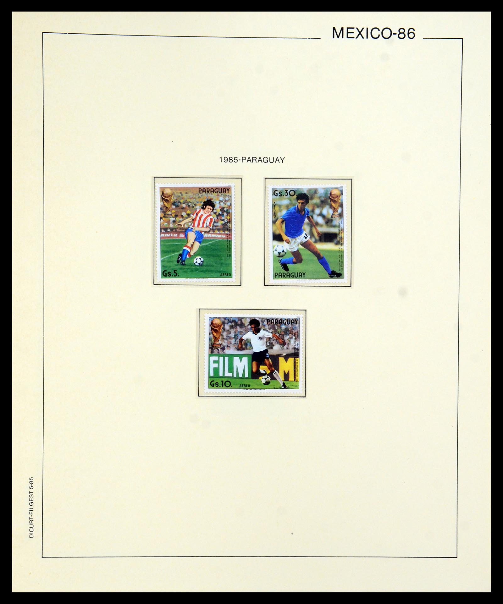 35878 094 - Stamp Collection 35878 1982 and 1986 FIFA World Cup.