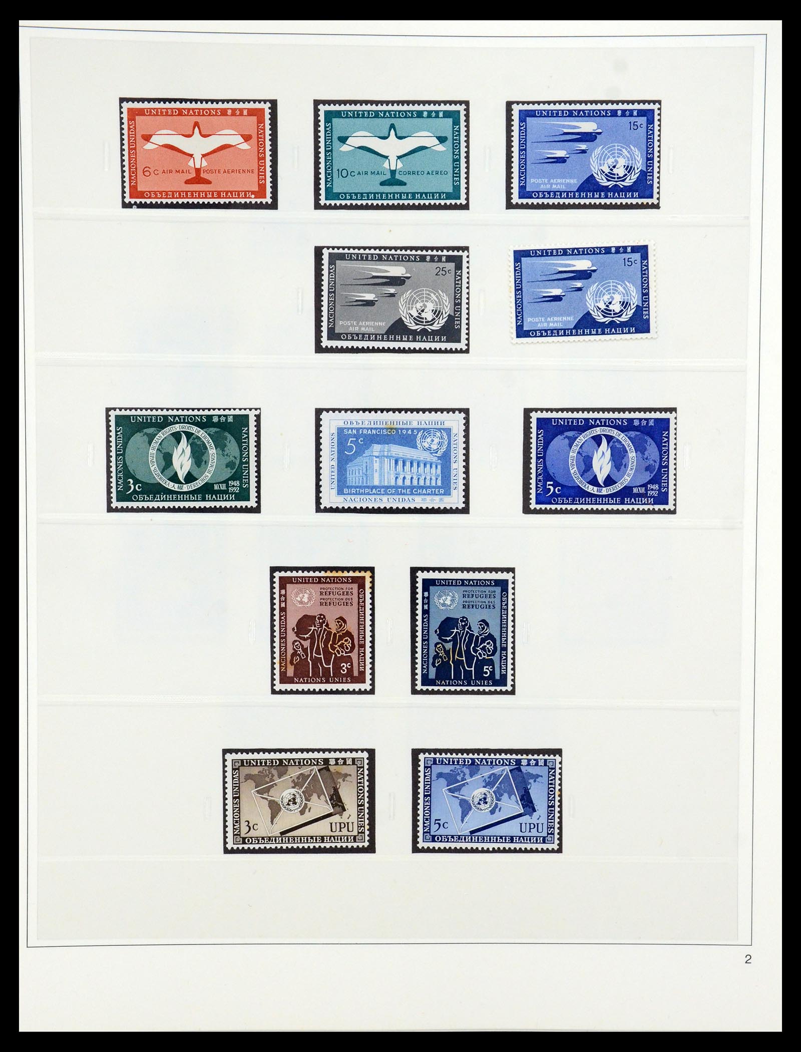 35879 002 - Postzegelverzameling 35879 Verenigde Naties 1951-2012.