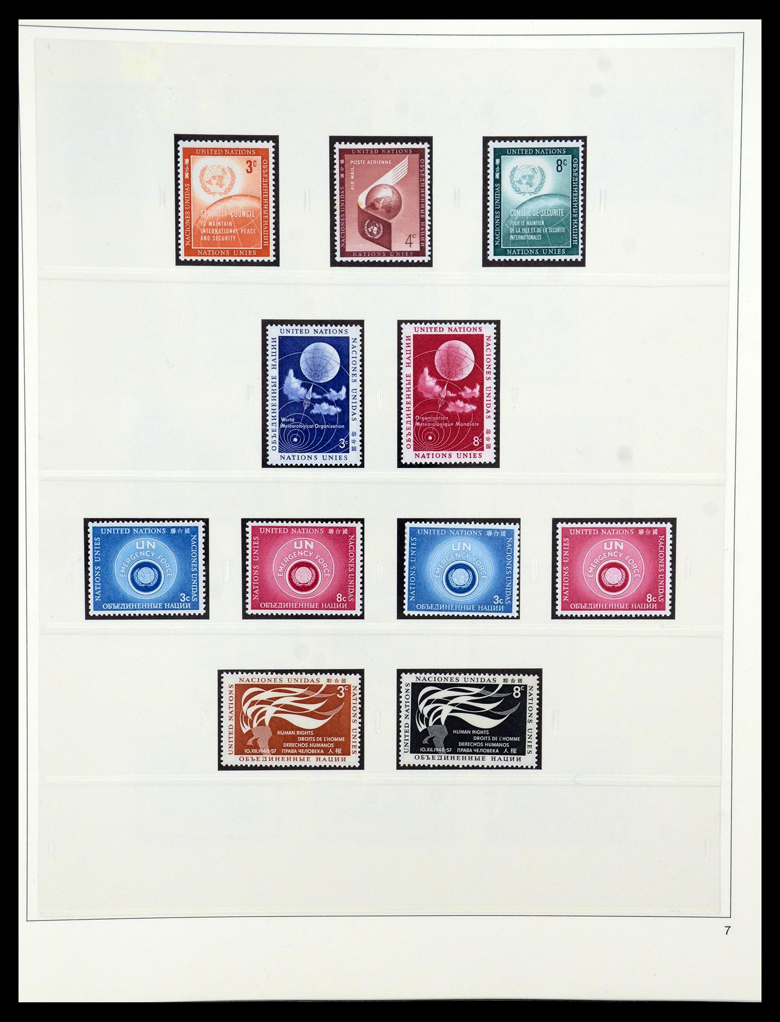 35879 007 - Postzegelverzameling 35879 Verenigde Naties 1951-2012.