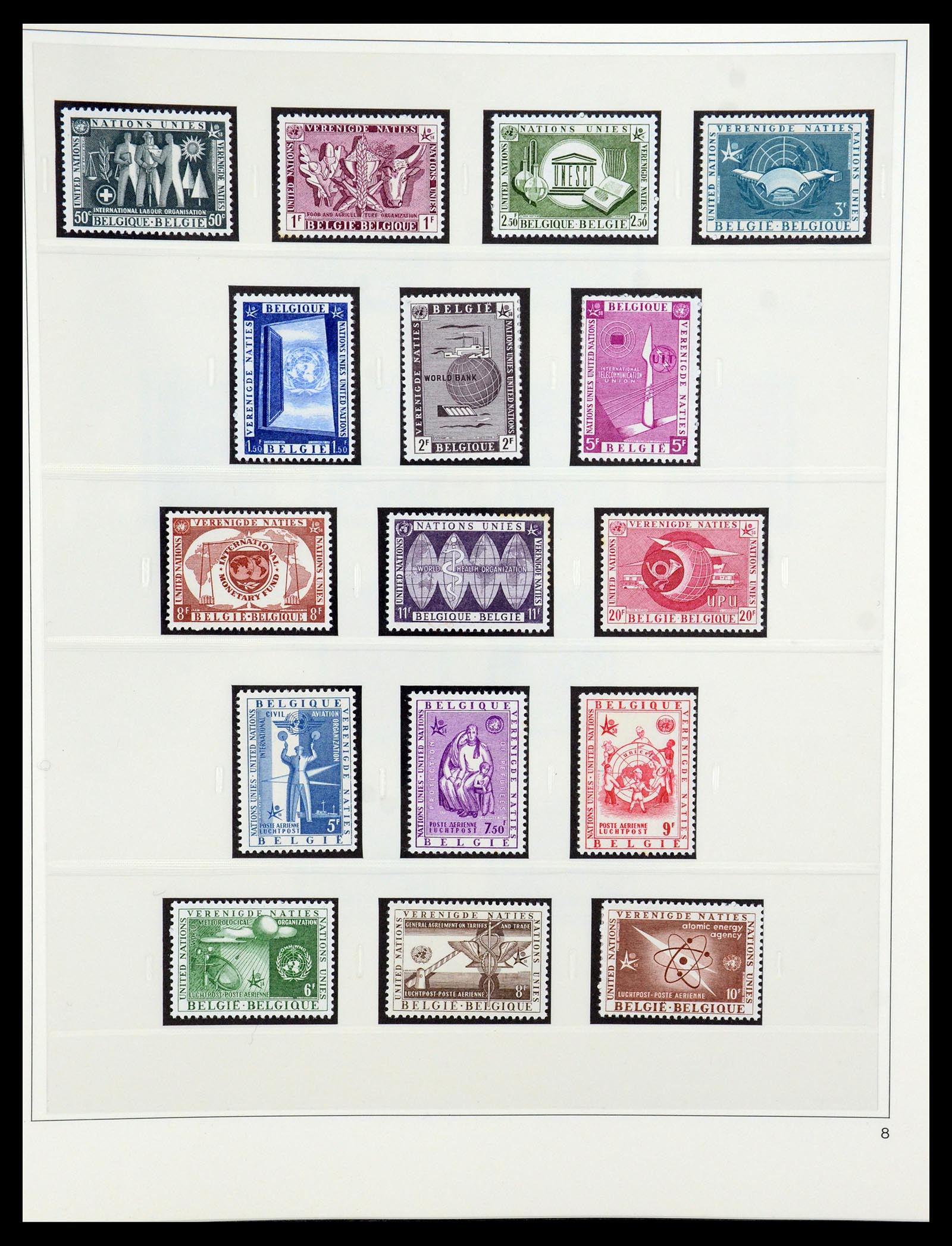 35879 008 - Postzegelverzameling 35879 Verenigde Naties 1951-2012.