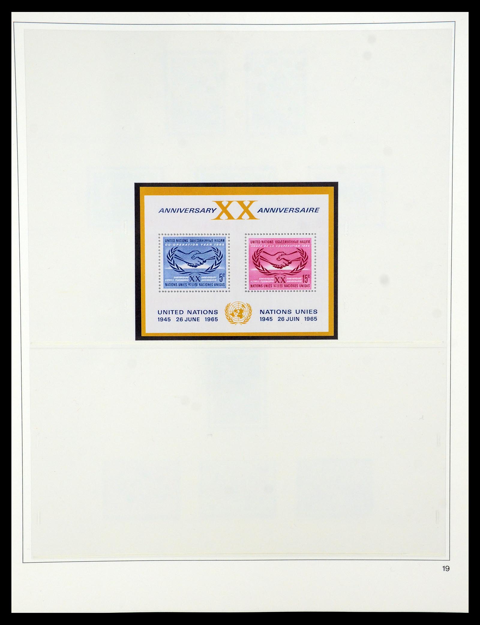 35879 019 - Postzegelverzameling 35879 Verenigde Naties 1951-2012.