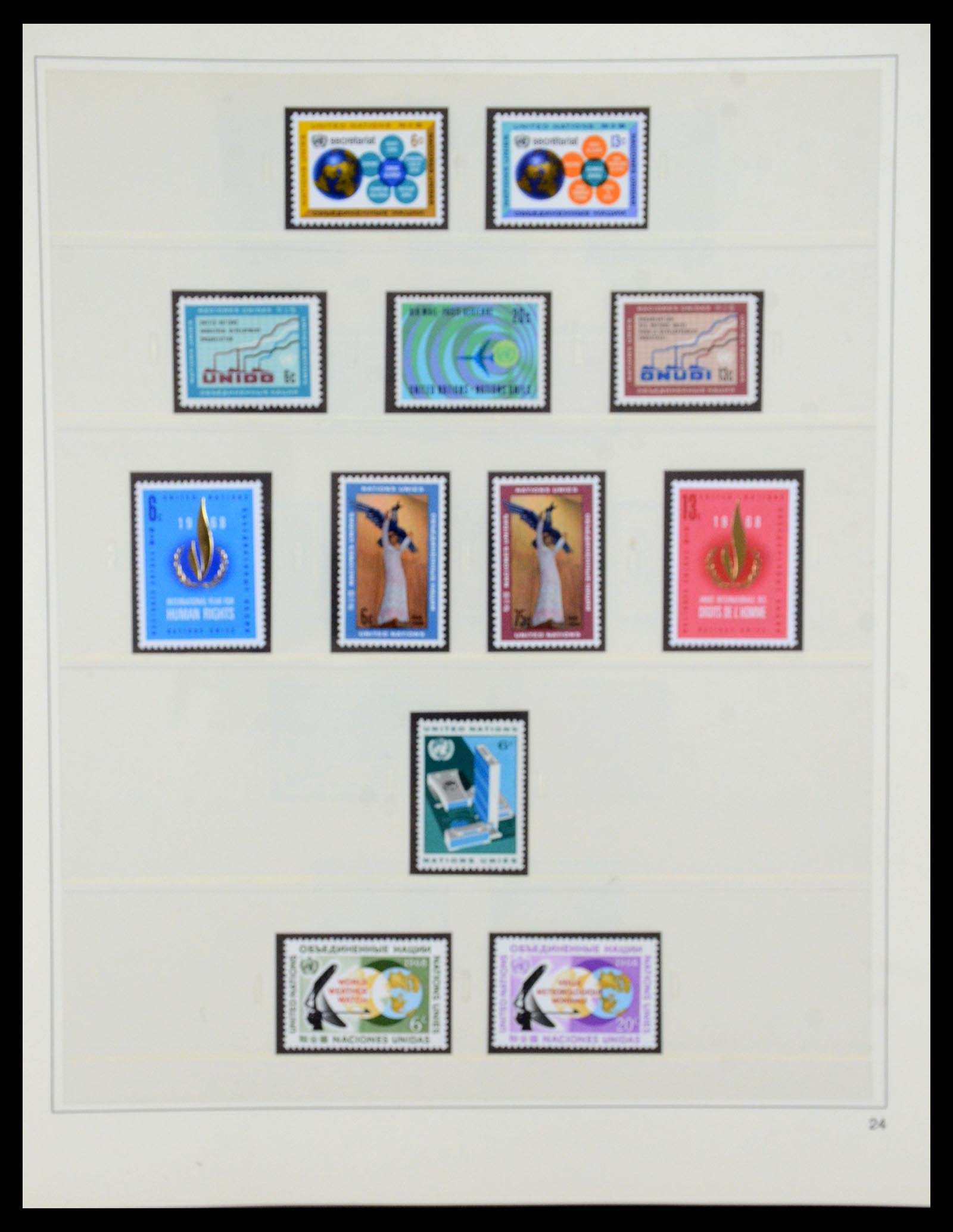 35879 024 - Postzegelverzameling 35879 Verenigde Naties 1951-2012.