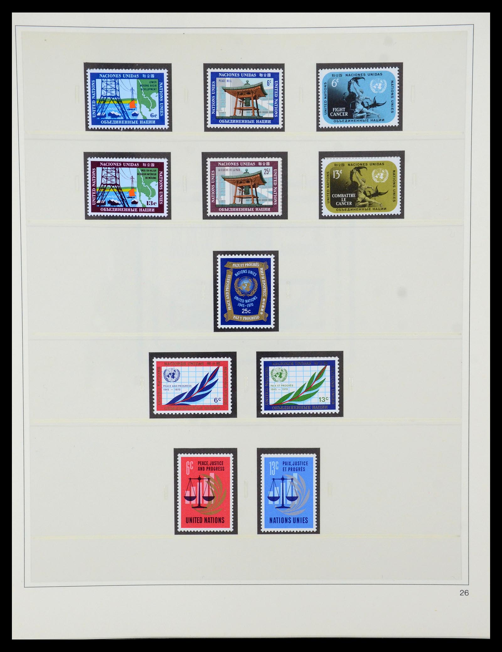 35879 026 - Postzegelverzameling 35879 Verenigde Naties 1951-2012.