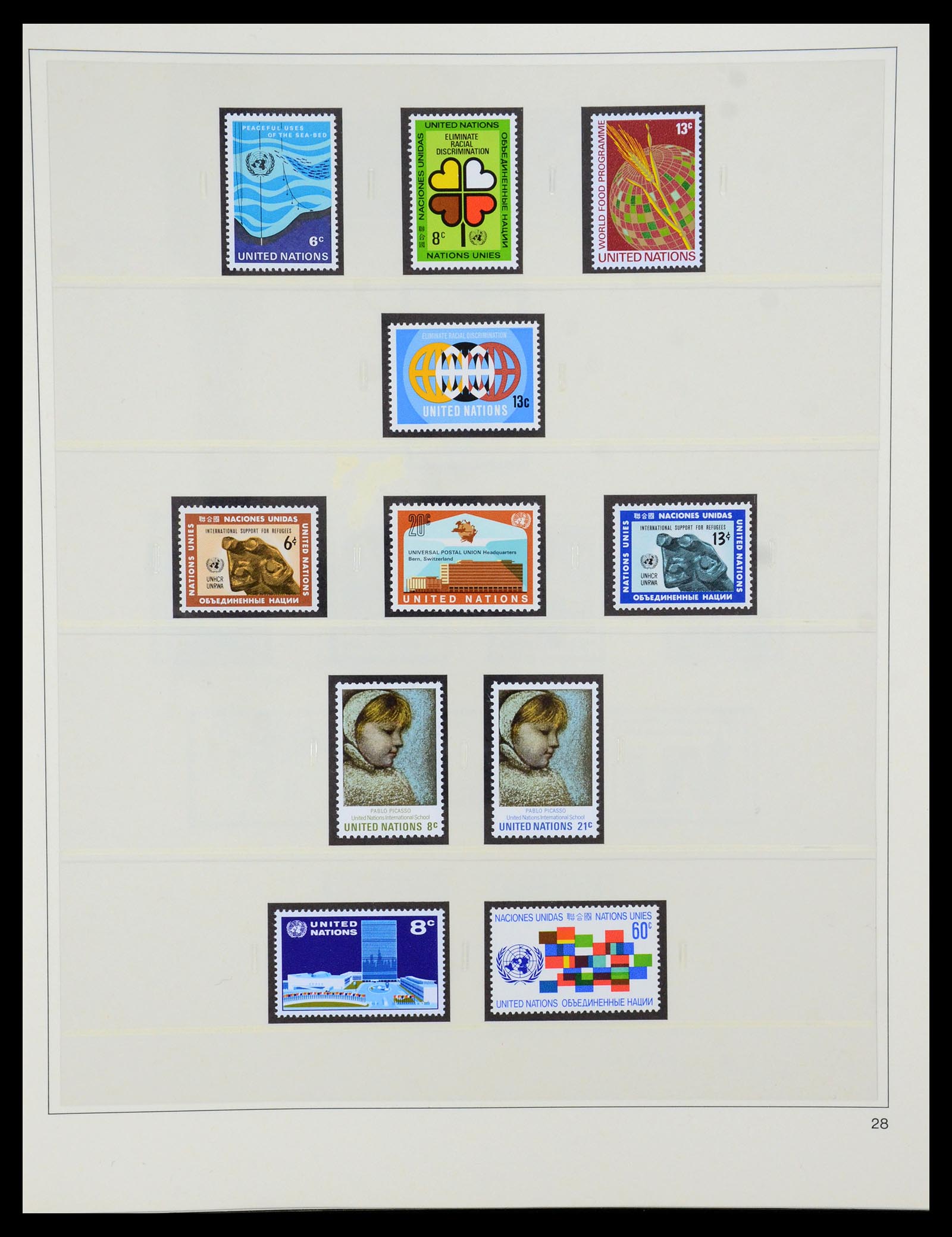 35879 028 - Postzegelverzameling 35879 Verenigde Naties 1951-2012.