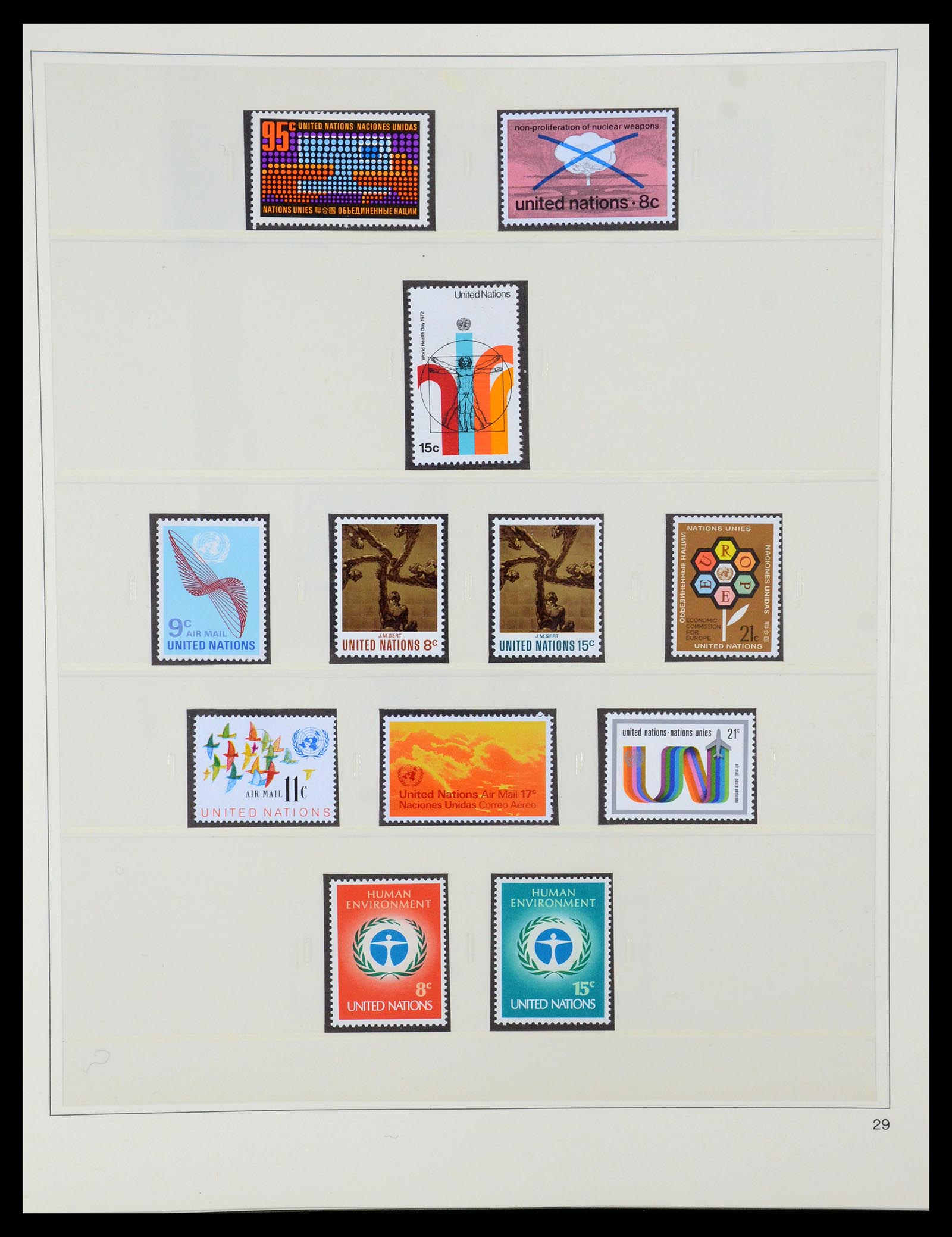 35879 029 - Postzegelverzameling 35879 Verenigde Naties 1951-2012.