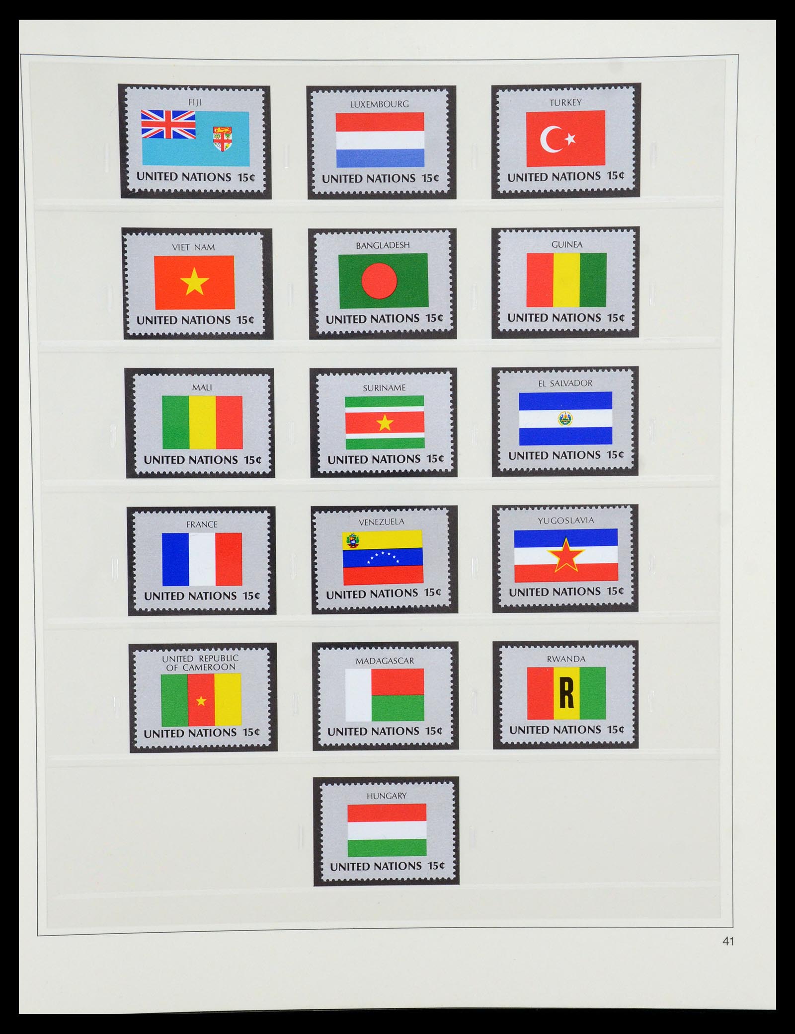 35879 041 - Postzegelverzameling 35879 Verenigde Naties 1951-2012.