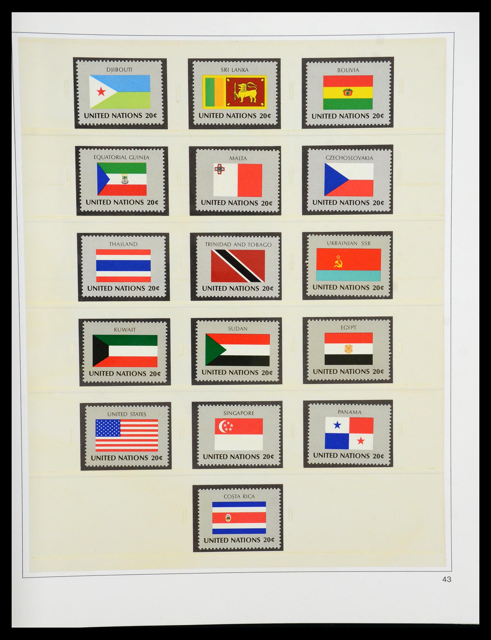 35879 043 - Postzegelverzameling 35879 Verenigde Naties 1951-2012.