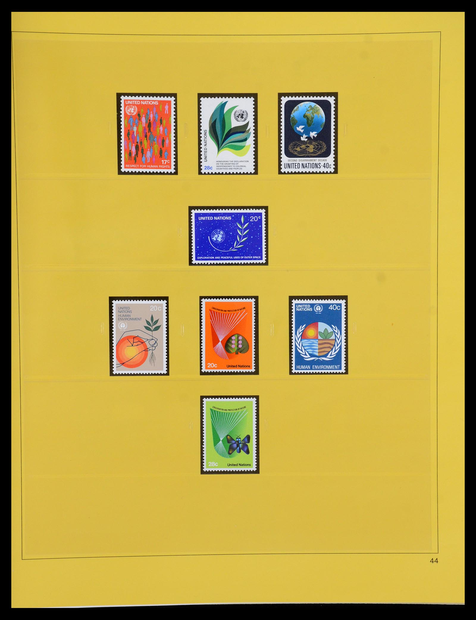 35879 044 - Postzegelverzameling 35879 Verenigde Naties 1951-2012.