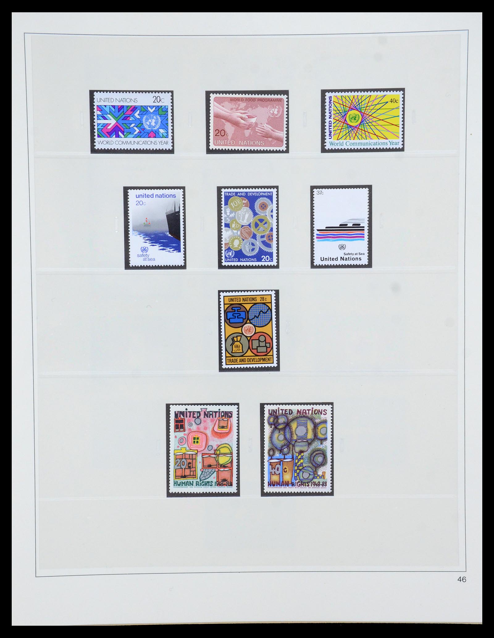 35879 046 - Postzegelverzameling 35879 Verenigde Naties 1951-2012.