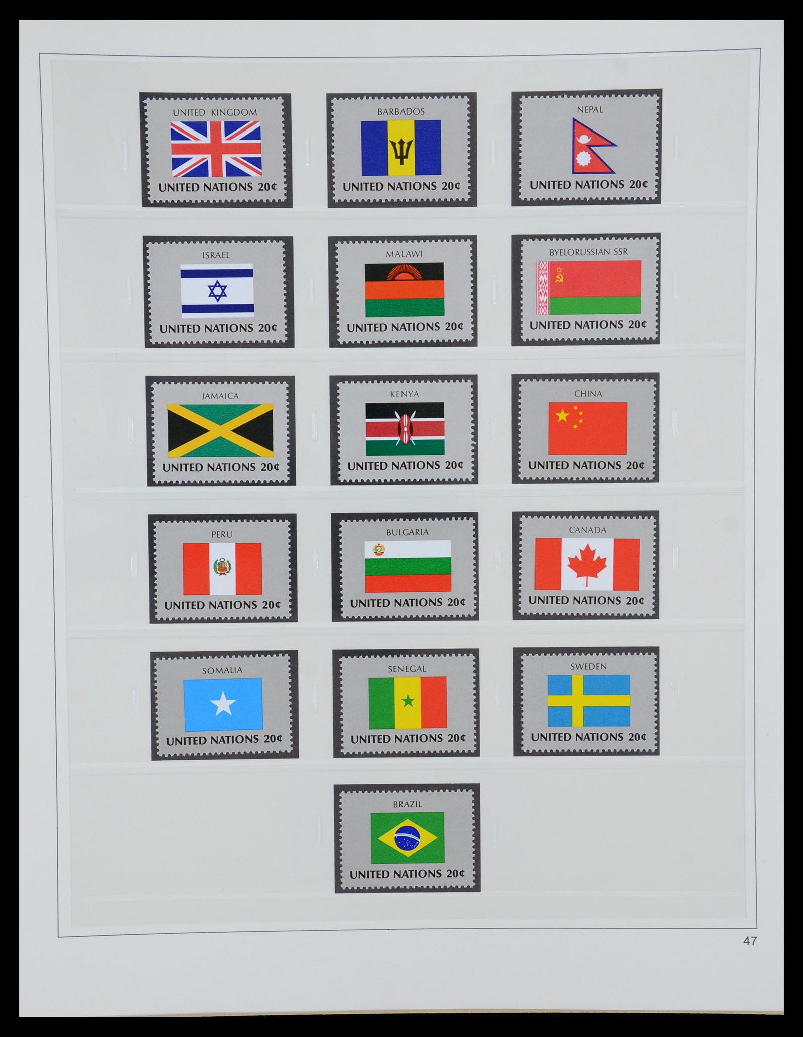 35879 047 - Postzegelverzameling 35879 Verenigde Naties 1951-2012.