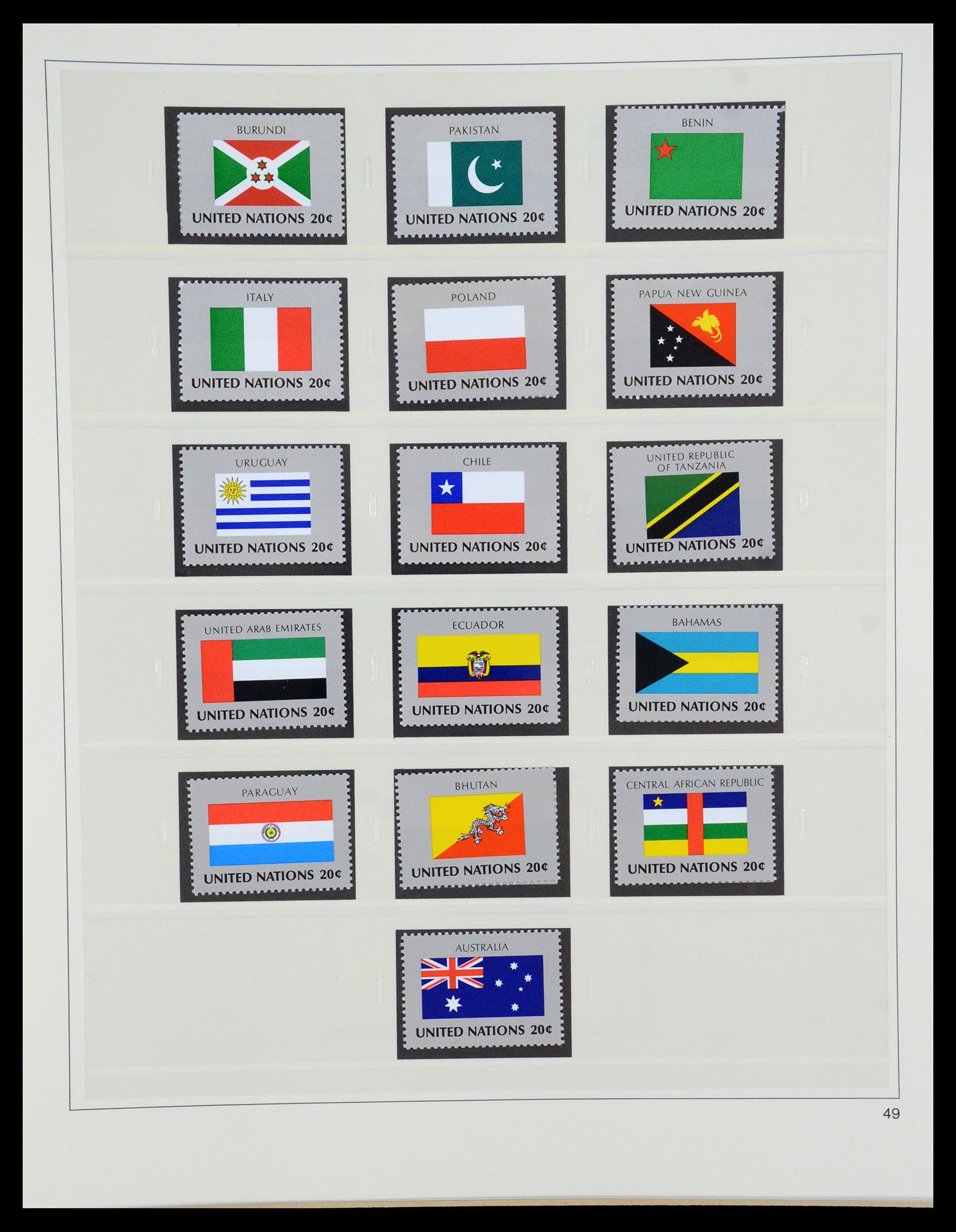 35879 049 - Postzegelverzameling 35879 Verenigde Naties 1951-2012.