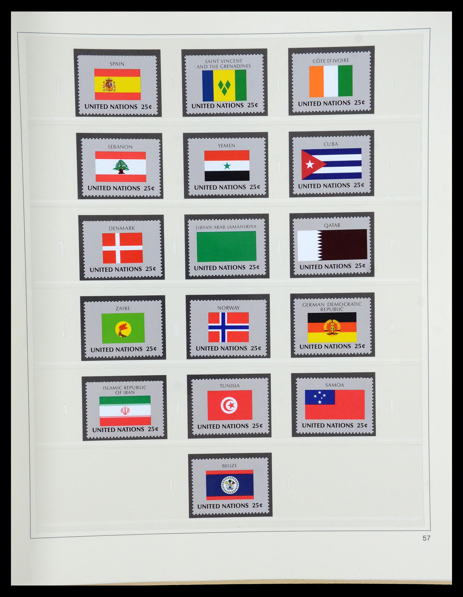 35879 057 - Postzegelverzameling 35879 Verenigde Naties 1951-2012.