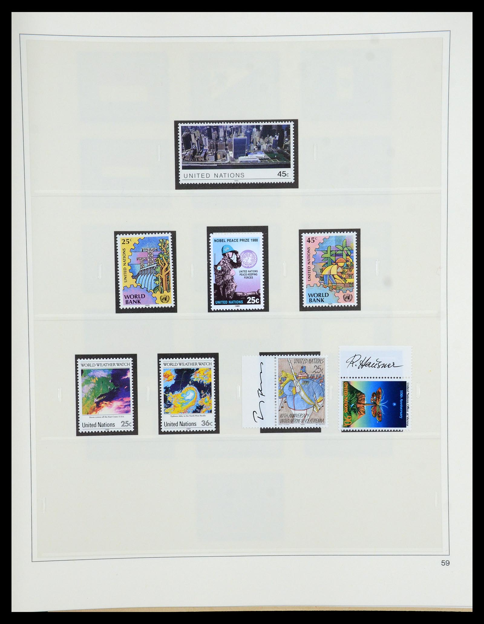 35879 059 - Postzegelverzameling 35879 Verenigde Naties 1951-2012.
