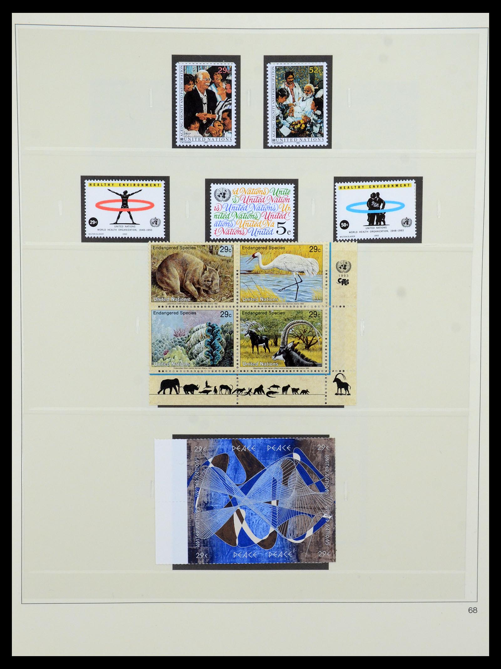 35879 068 - Postzegelverzameling 35879 Verenigde Naties 1951-2012.