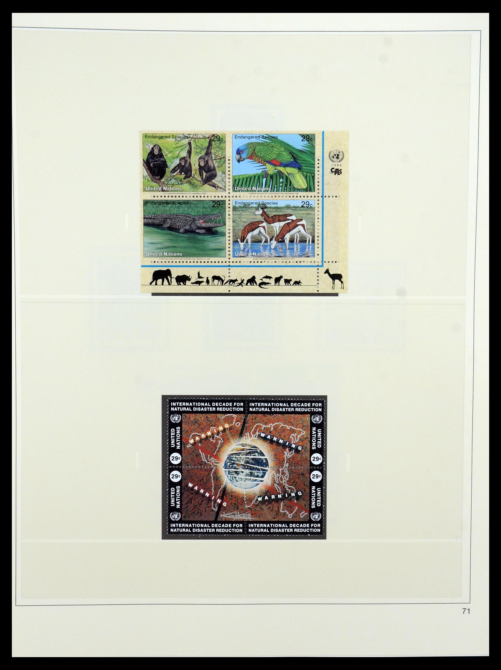 35879 071 - Postzegelverzameling 35879 Verenigde Naties 1951-2012.