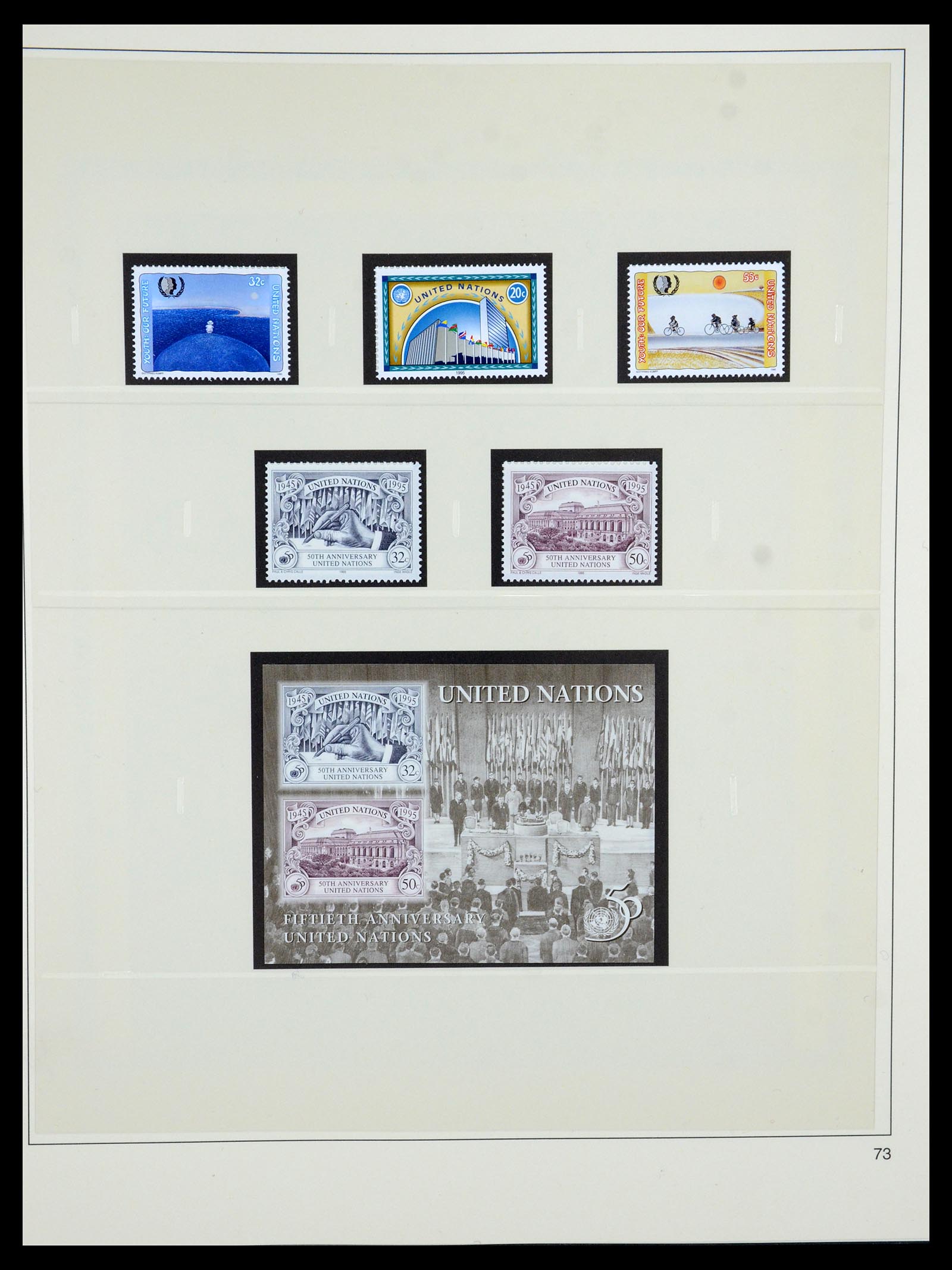 35879 073 - Postzegelverzameling 35879 Verenigde Naties 1951-2012.