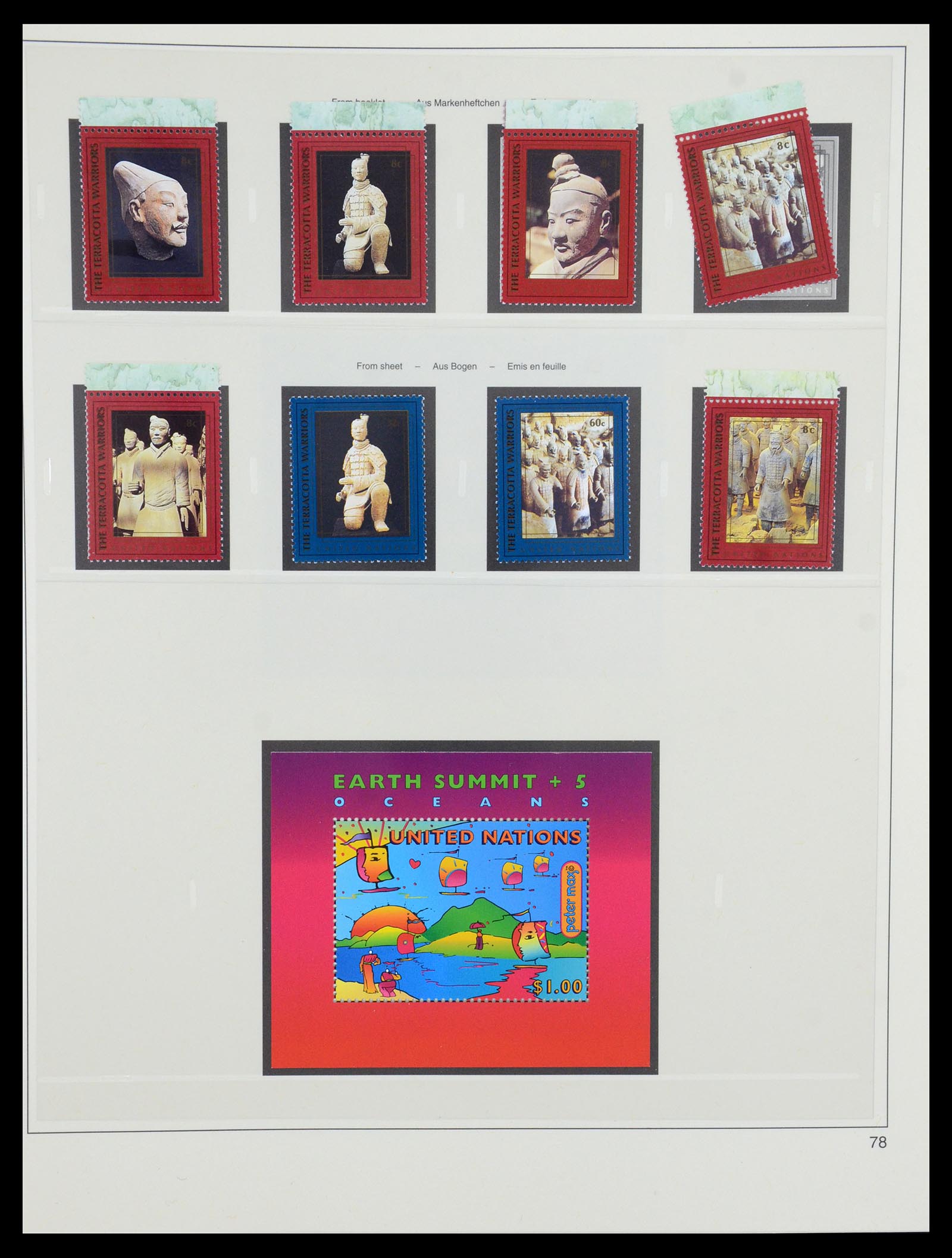 35879 078 - Postzegelverzameling 35879 Verenigde Naties 1951-2012.