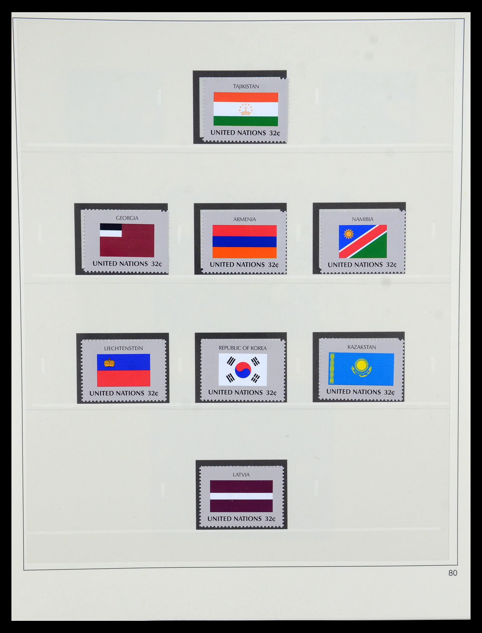 35879 080 - Postzegelverzameling 35879 Verenigde Naties 1951-2012.